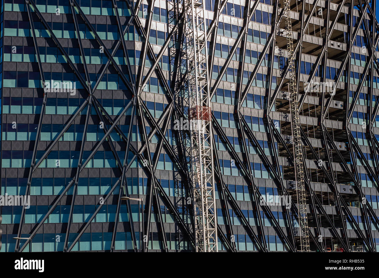 London, Großbritannien - 21, Oktober 2018: Moderne Architektur in London. Stockfoto