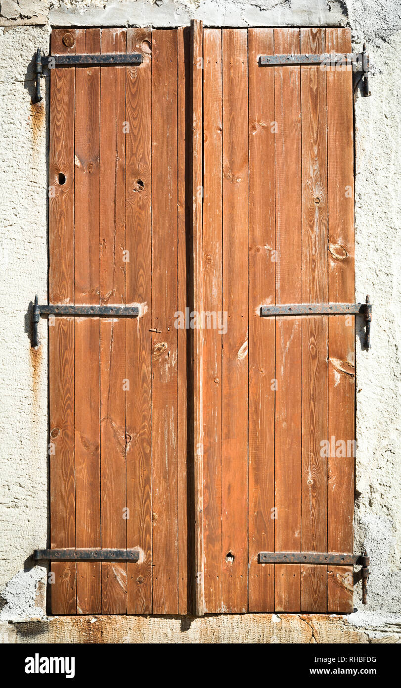 Alte Holz- Fenster Stockfoto