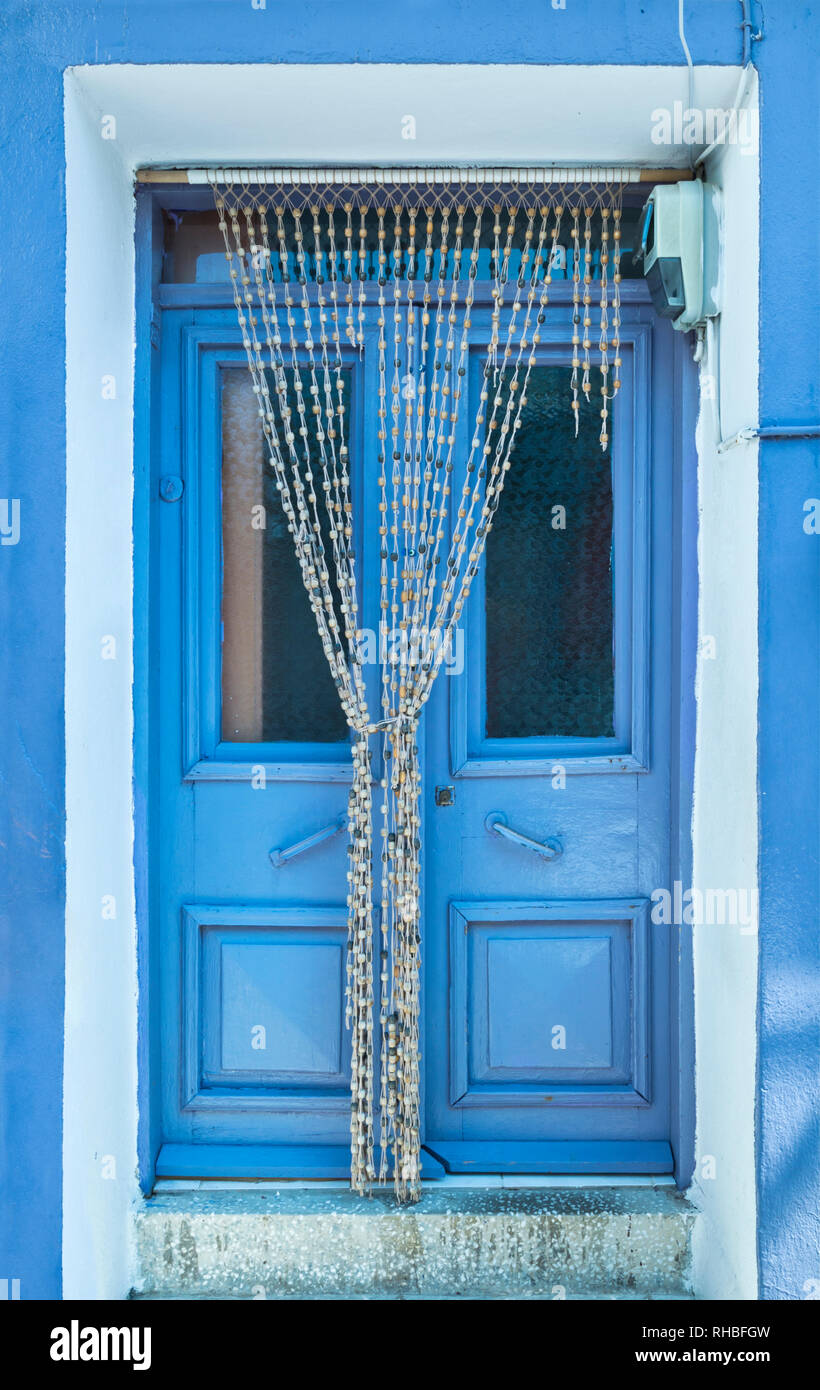 Alte Holztür Stockfoto