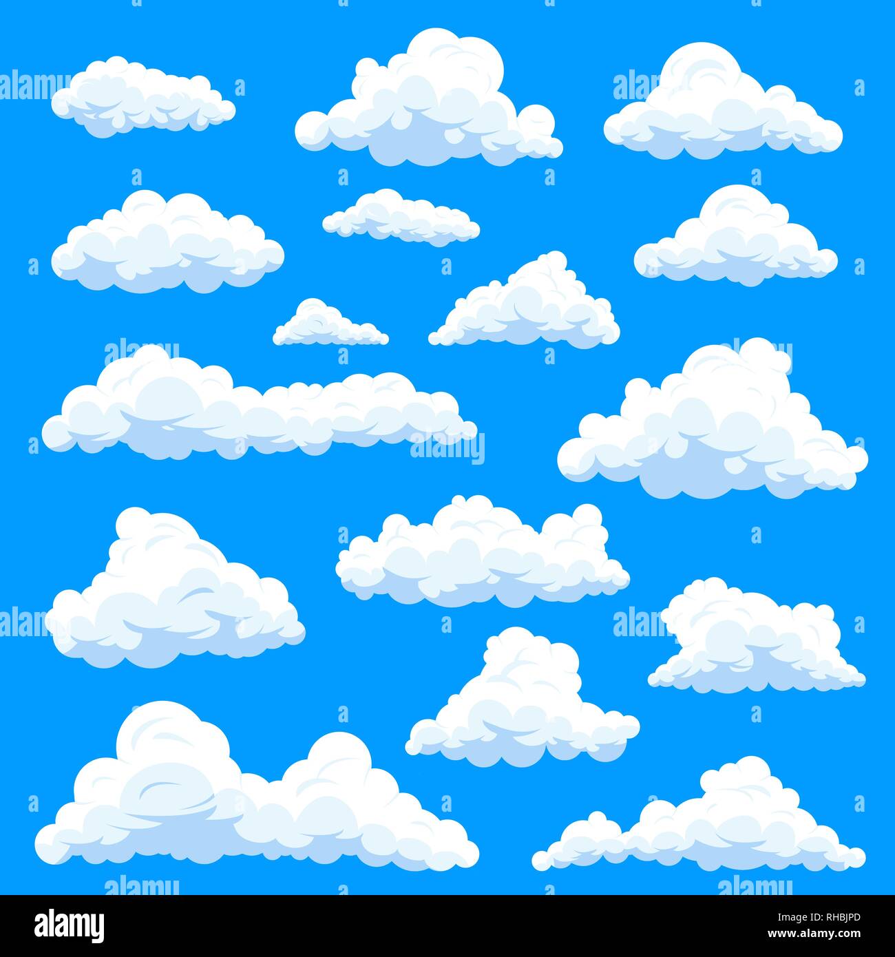 Ein eddy oder Wolken am Himmel Stock Vektor