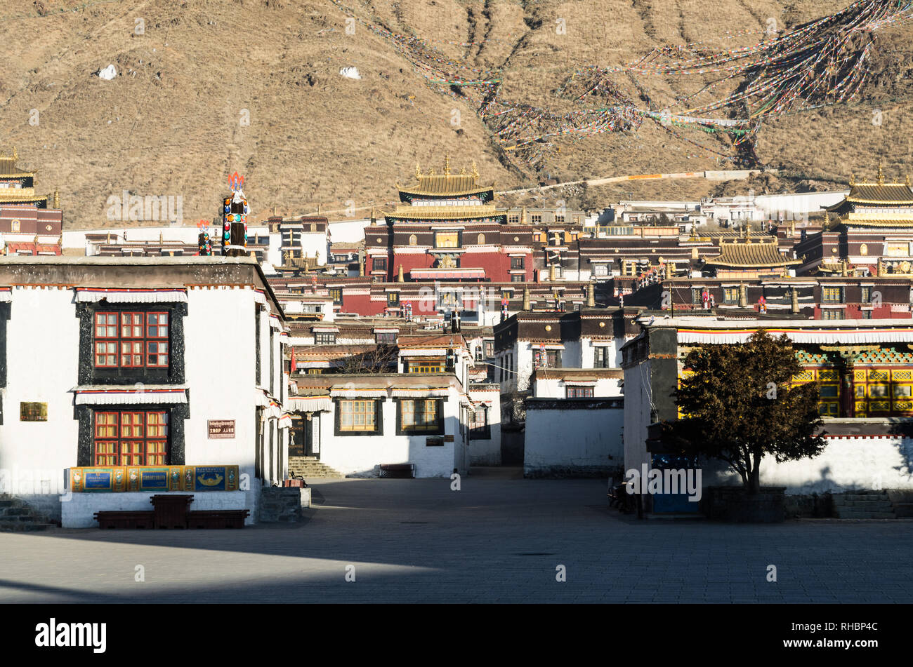 Tashi Lhunpo Kloster Shigatse, Tibet Stockfoto