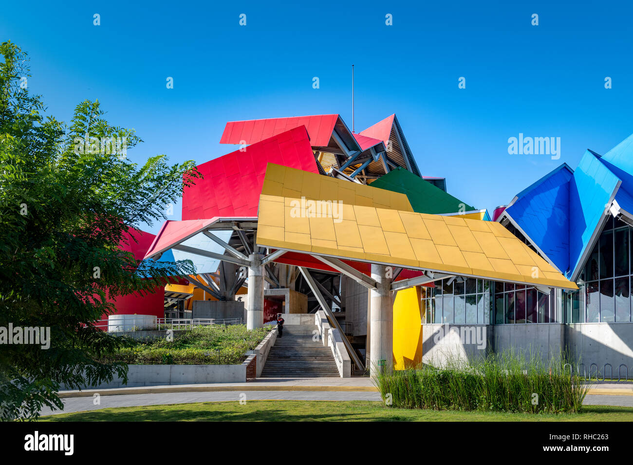 Frank Gehry biomuseo in Panama City Stockfoto