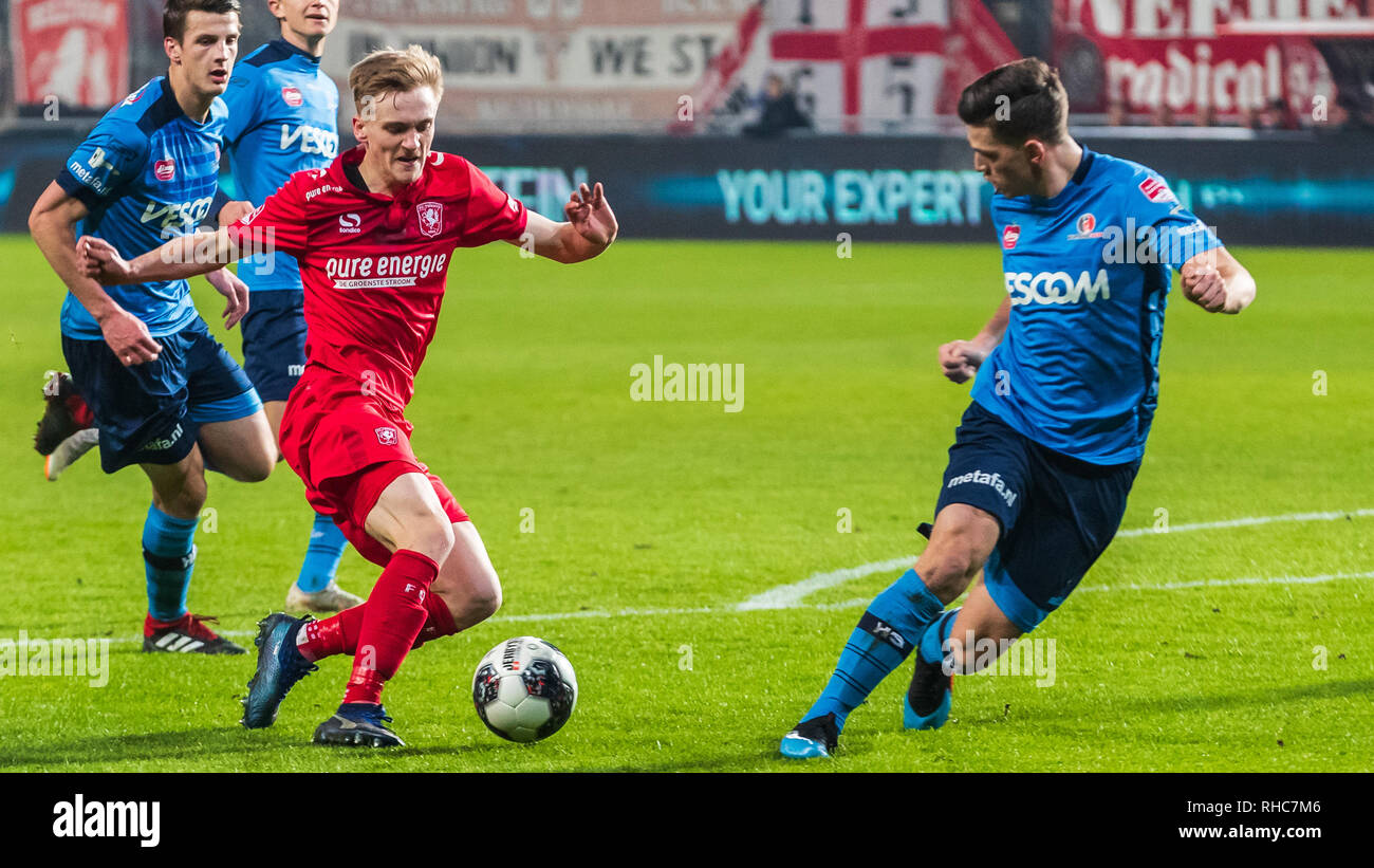 Enschede, Niederlande. ,. Fußball, Keuken Kampioen Divisie Matthew Smith von FC Twente Credit: Orange Bilder vof/Alamy leben Nachrichten Stockfoto