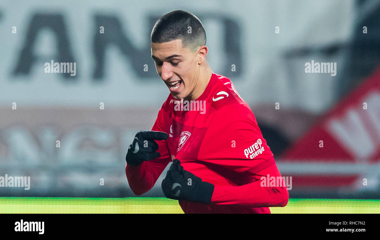 Enschede, Niederlande. ,. Fußball, Keuken Kampioen Divisie Aitor Cantalapiedra des FC Twente Credit: Orange Bilder vof/Alamy leben Nachrichten Stockfoto