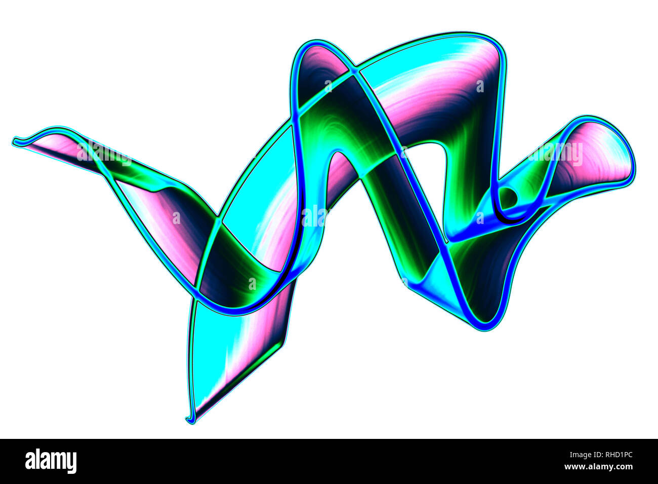 Leichte Bewegungsunschärfe grafischen Stil Foto Stockfoto