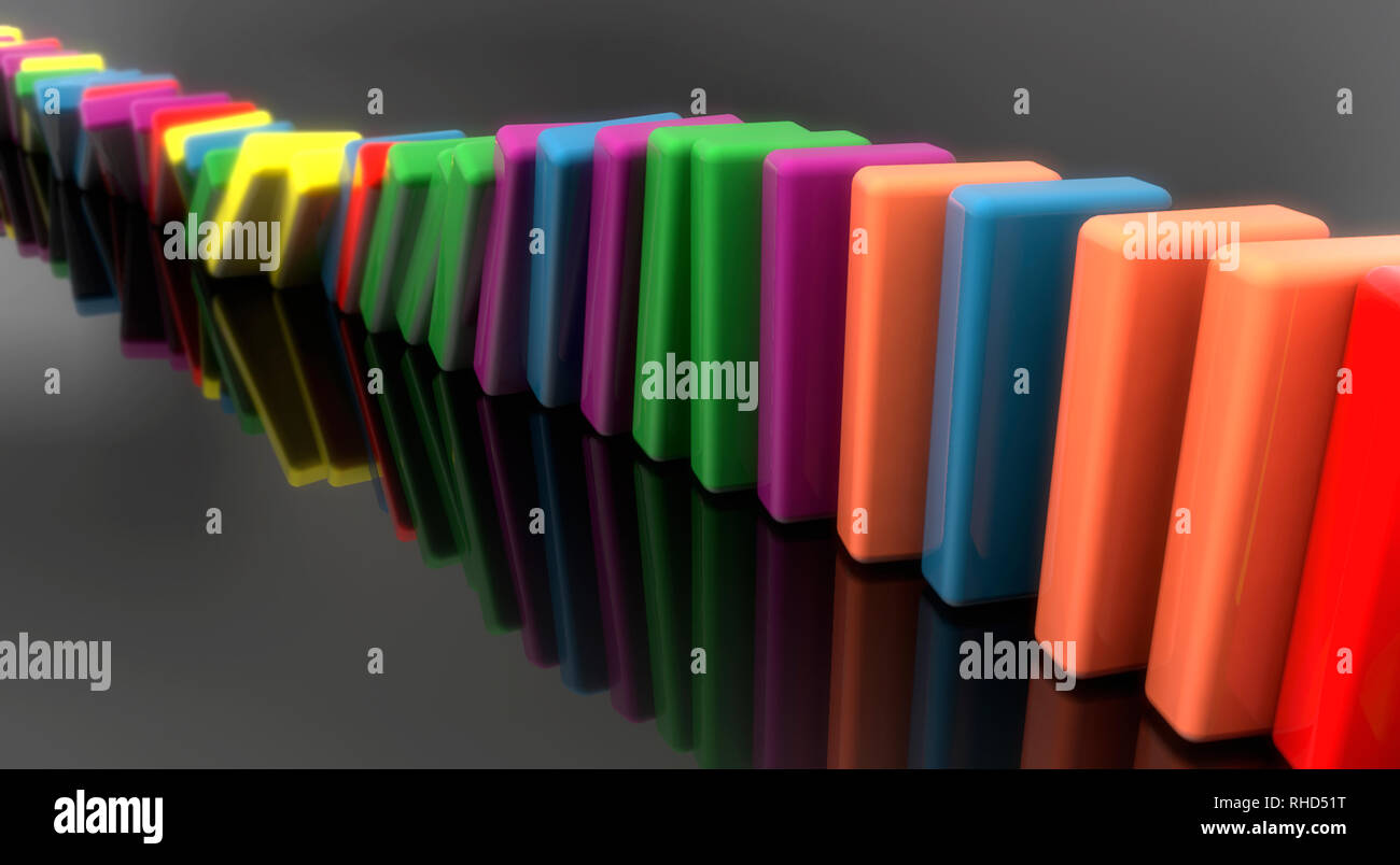 Domino effekt Fotos und Bildmaterial in hoher Auflösung Alamy