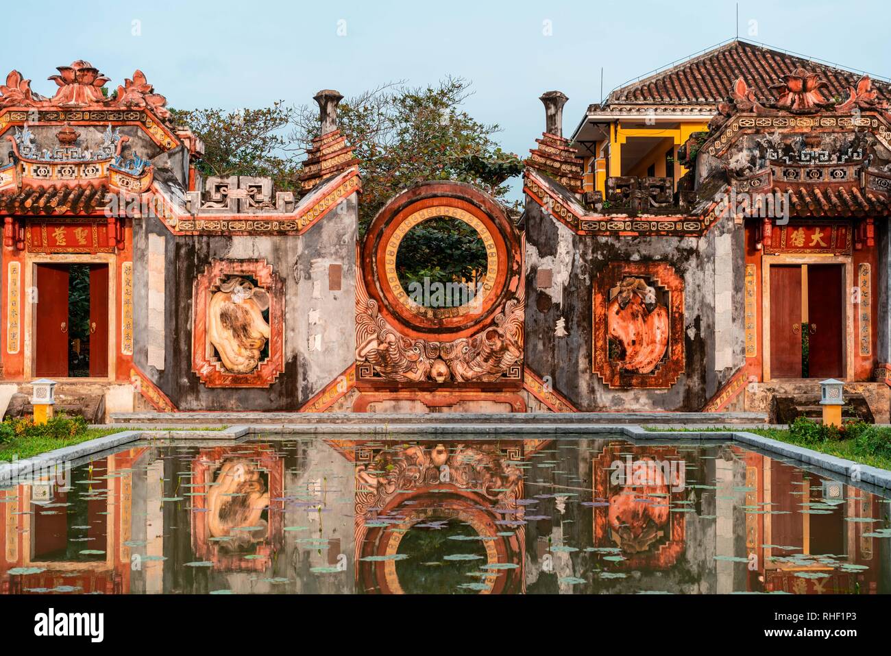 Details der Mutter Tempel (chua Ba Mu) in Hoi An, Vietnam. Stockfoto