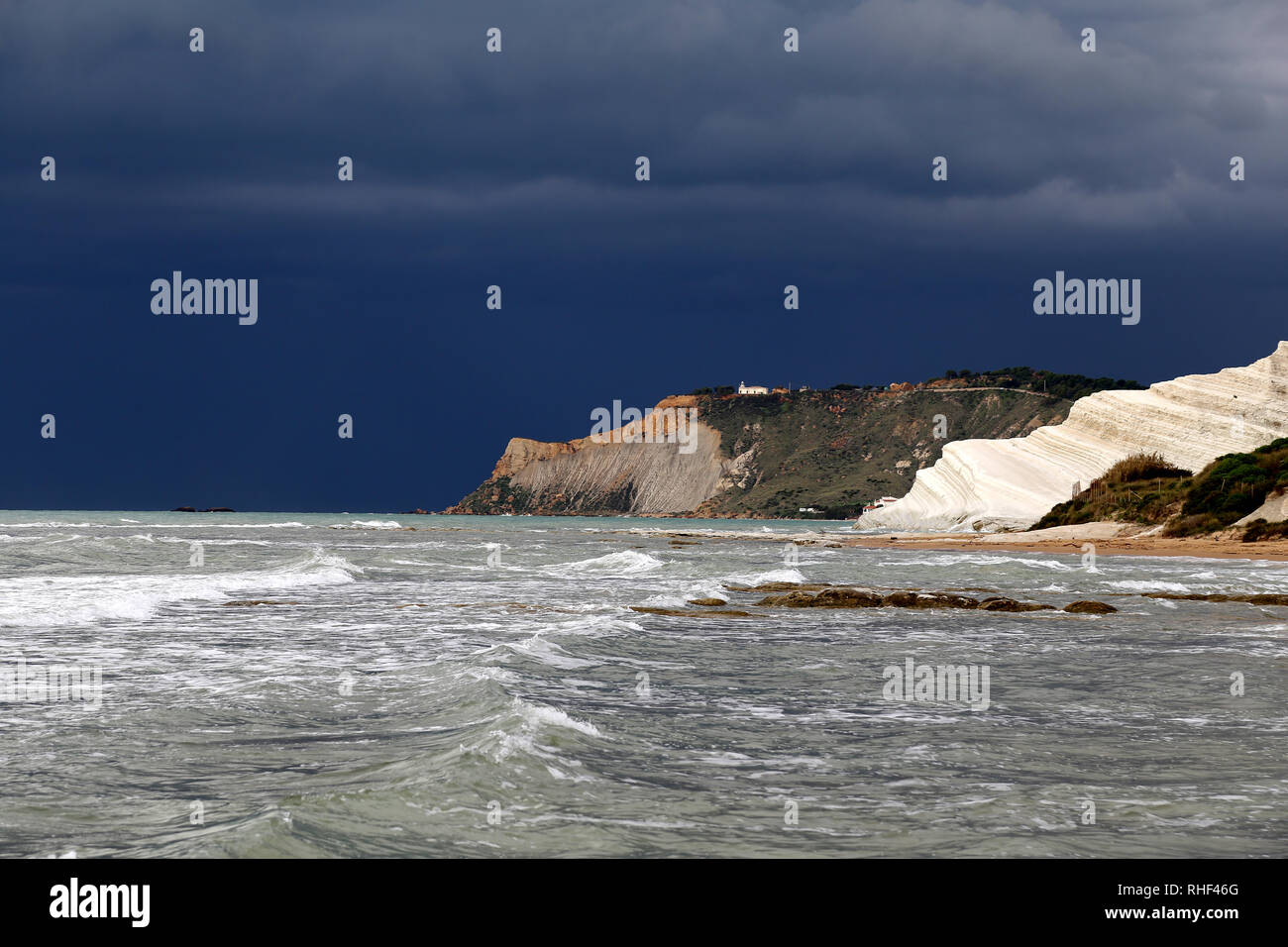 Scala dei Turchi 1. Stockfoto