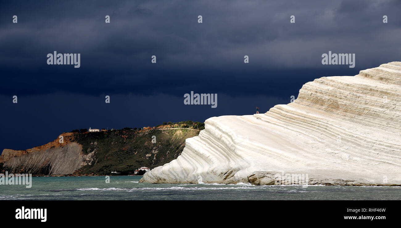 Scala dei Turchi 3 Stockfoto