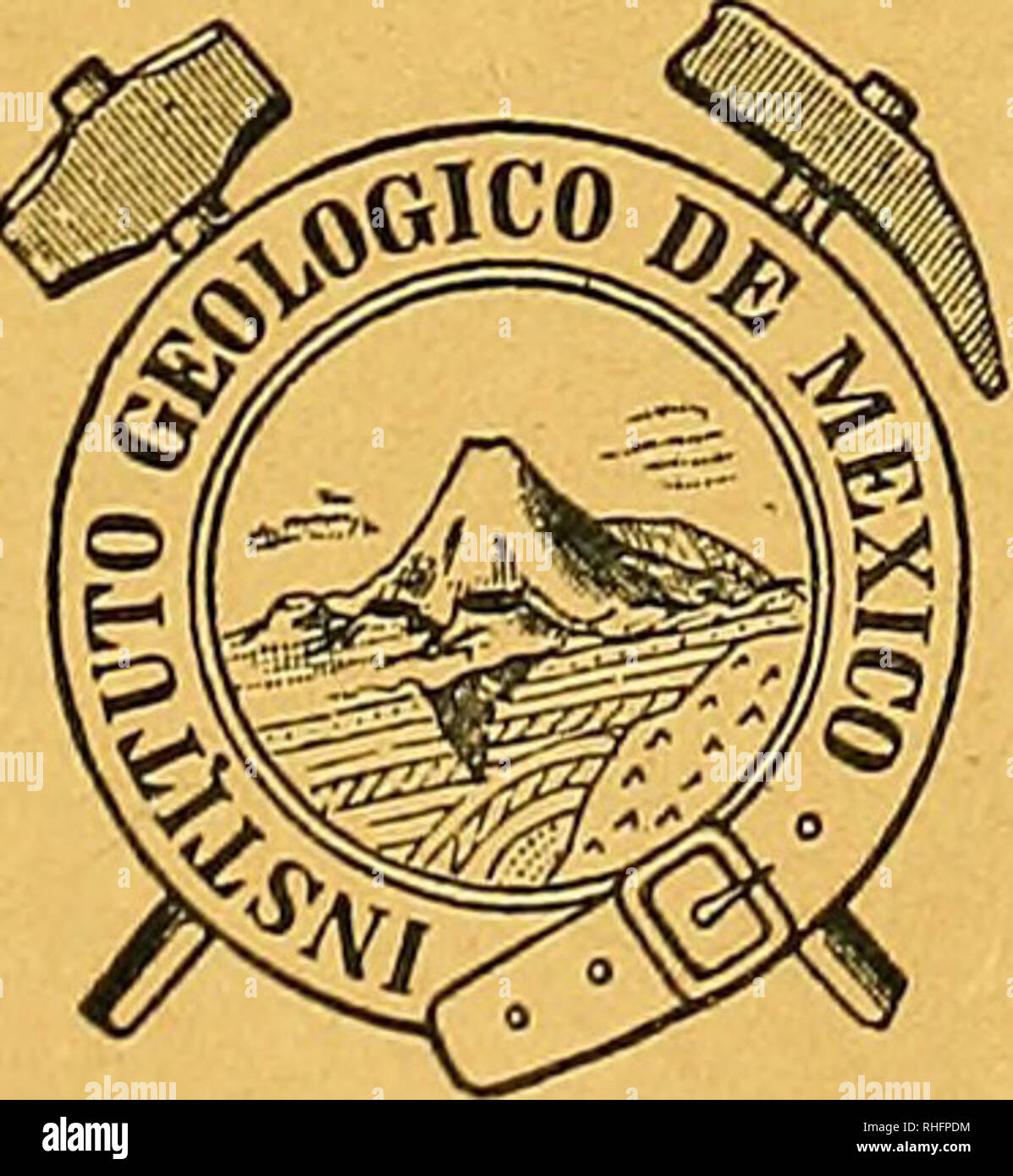 . Boletín del Instituto Geológico de México. Geologie; Geologie; Paläontologie. SECRETARIA DE INDUSTRIA, COMERCIO Y TRABAJO DEPARTAMENTO DE EXPLORACIONES Y ESTUDIOS GEOLÓGICOS Jefa del Departamento del Instituto Geológico y Geschäftsführer: Ing. L. Salazar Salinas INSTITUTO GEOLÓGICO DE MÉXICO BOLETÍN NUM. 19 LOS TEMBLORES DE GUflDflLflJflRfl EN 1912 POR PAUL WAITZ Y FERNANDO URBINA. PODER EJECUTIVO FEDERAL Departamento de Aprovisionamientos Generales - dirección de Talleres Gráficos Ia Calle de Filomeno Mata Num. Ein México 1919. Bitte beachten Sie, dass diese Bilder aus gescannten Seite Bilder, ma extrahiert werden Stockfoto