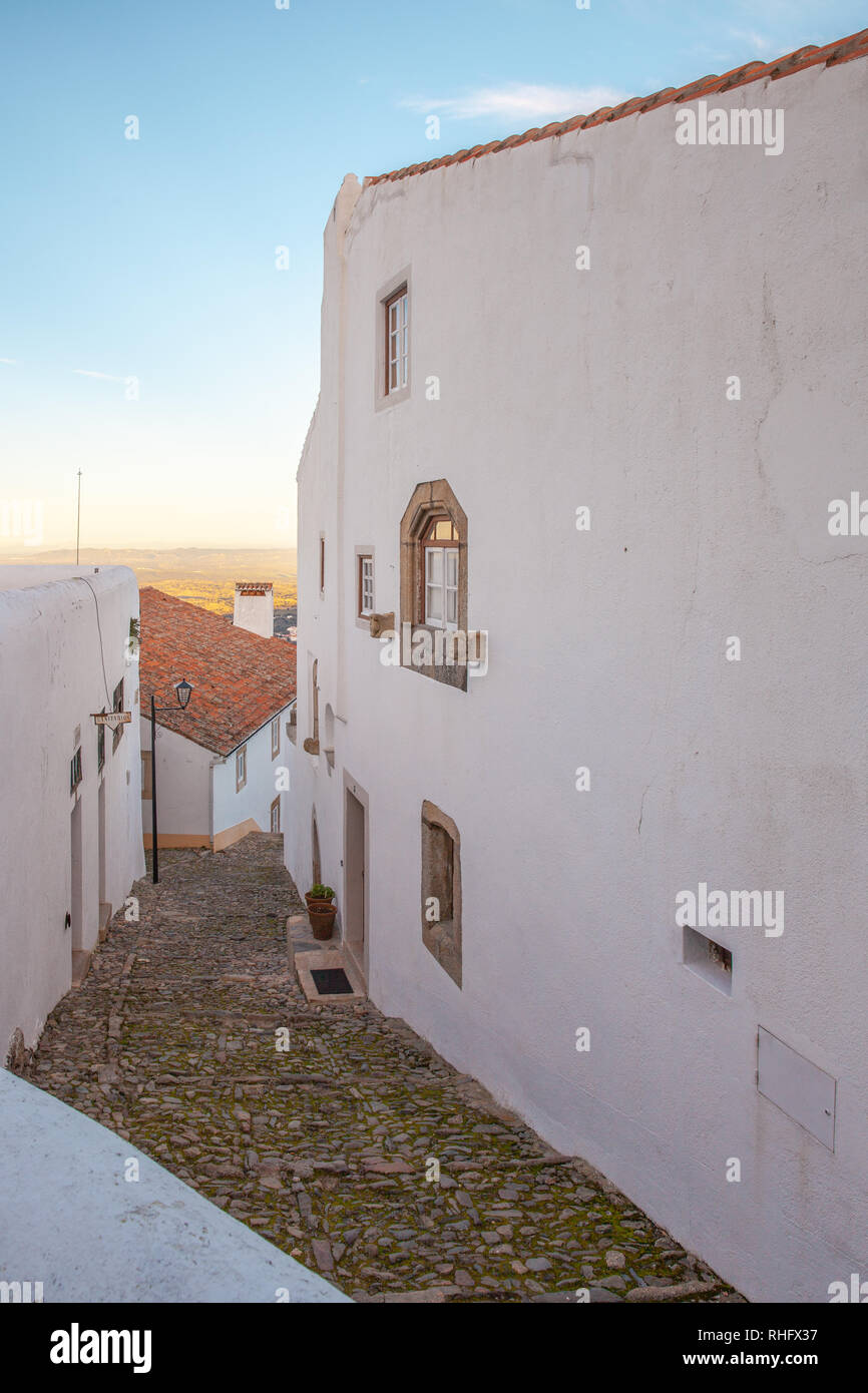 Mediale Dorf im Alentejo Marvao Portugal reisen Europa Stockfoto