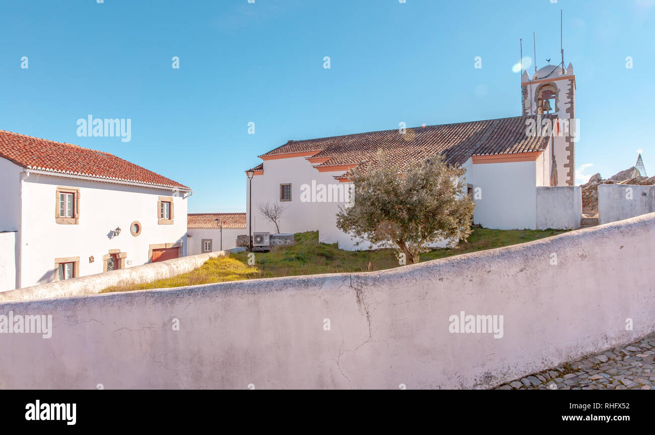 Malerisches mittelalterliches Dorf im Alentejo Marvao Portugal reisen Europa Stockfoto