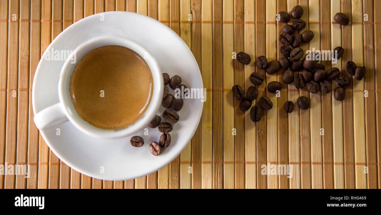 Kaffee isoliert in der Nähe Konzept Stockfoto