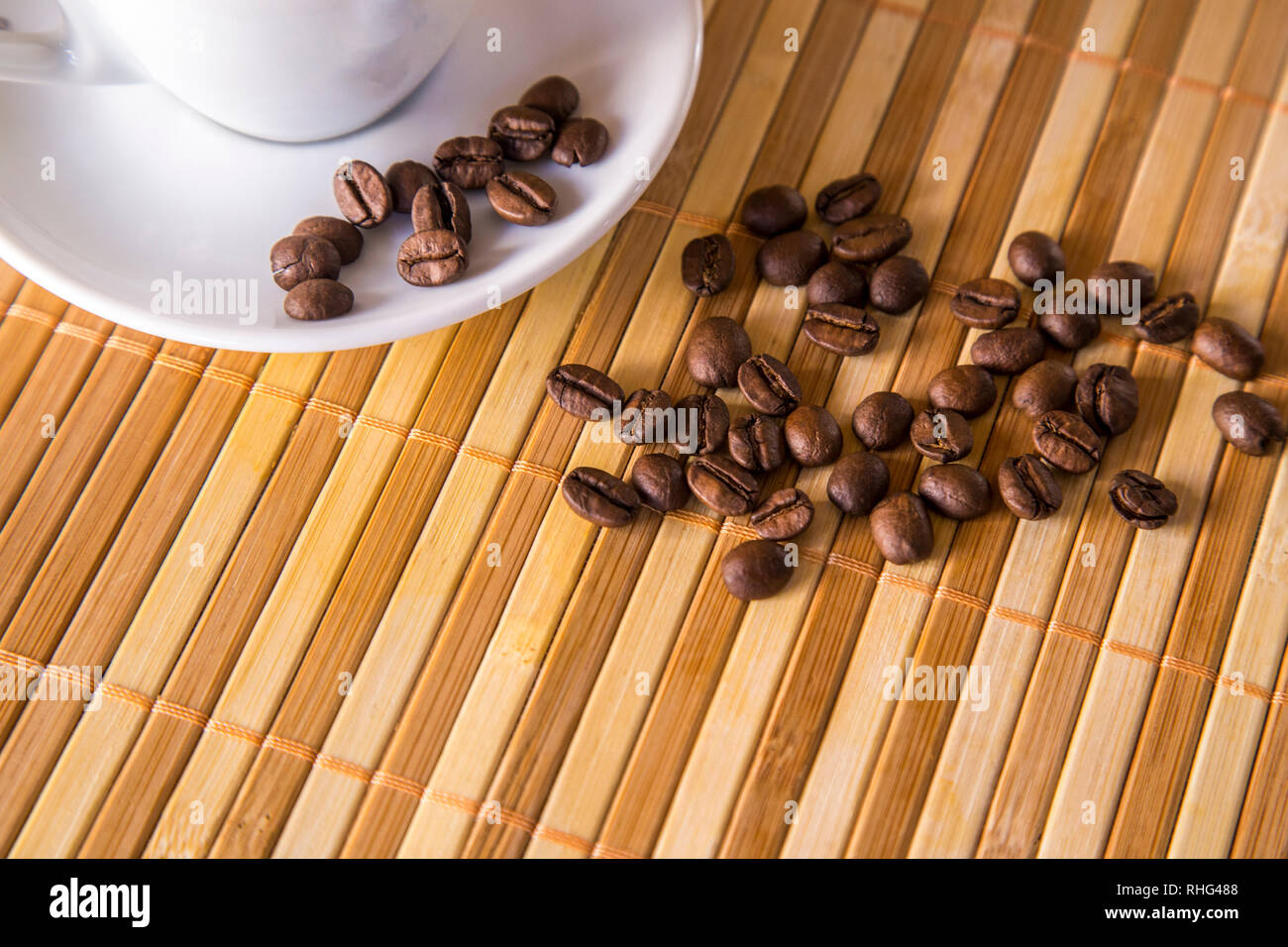 Kaffee isoliert in der Nähe Konzept Stockfoto