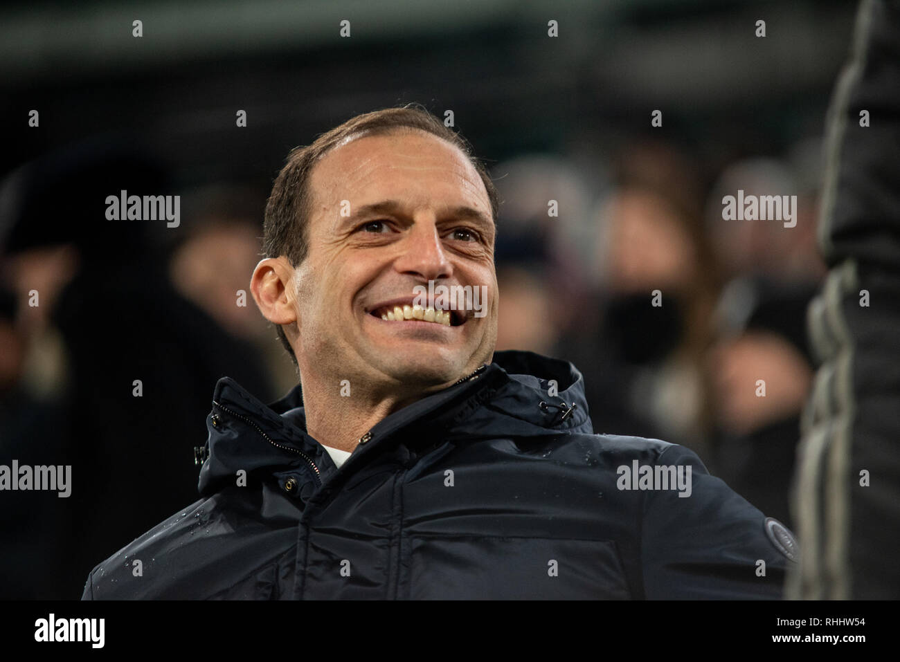 Turin, Italien. 2. Feb 2019. Während der Fußball, Serie A: Juventus FC vs Parma. Das Spiel endete 3-3. In der Allianz Stadion in Turin, 2. Februar 2019 Credit: Alberto Gandolfo/Alamy leben Nachrichten Stockfoto