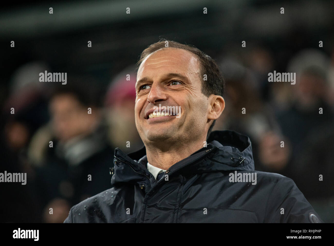 Turin, Italien. 02 Feb, 2019. Während der Fußball Serie A Gleichen FC Juventus vs Parma. Das Spiel endete 3-3 in der Allianz Stadion in Turin. Credit: Alberto Gandolfo/Pacific Press/Alamy leben Nachrichten Stockfoto