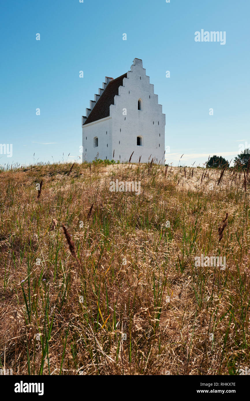 Die Sand-Covered Kirche / die Kirche begraben, und auch als Alte Kirche in Skagen Skagen, Nordjütland, Dänemark bekannt. Stockfoto