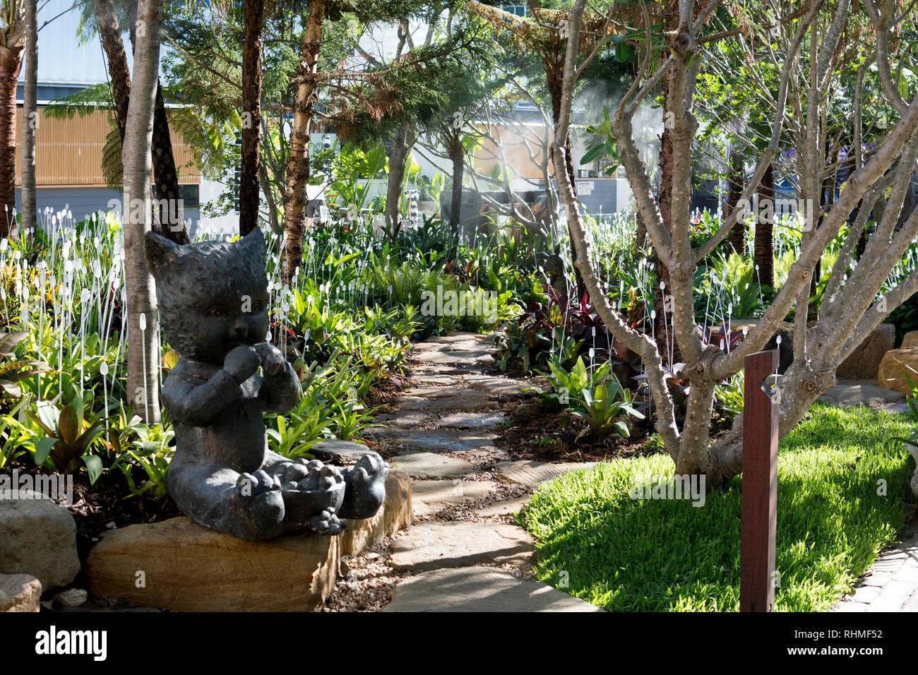 West Village Public Garden, West End, Brisbane, Queensland, Australien Stockfoto