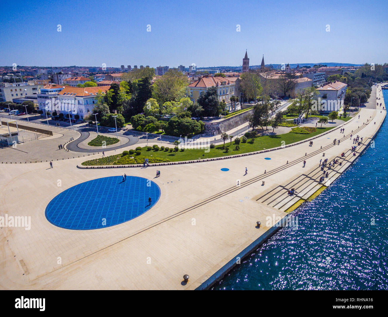 Stadt Zadar Kroatien Stockfoto