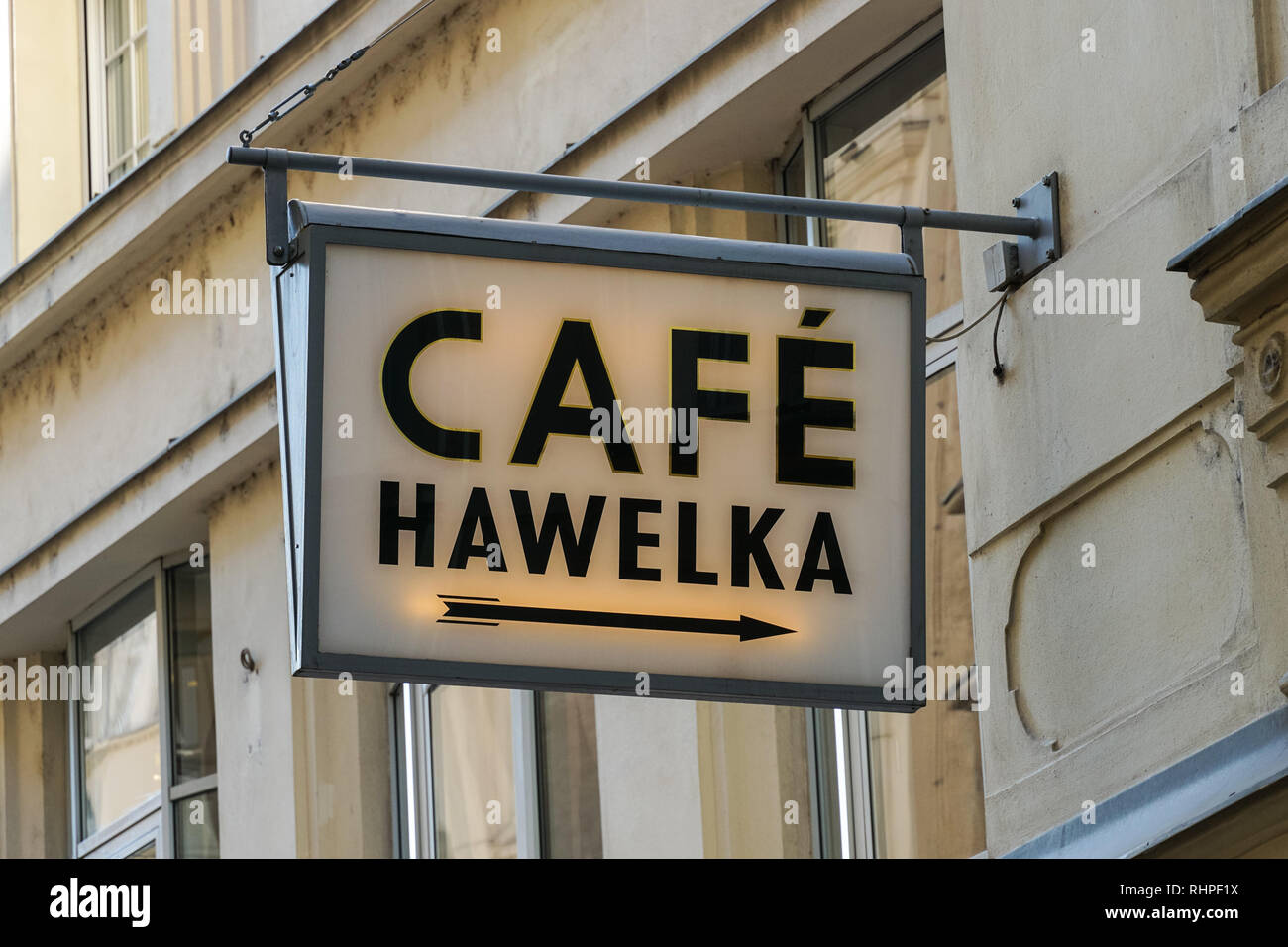 Café Hawelka in Wien, Österreich Stockfoto
