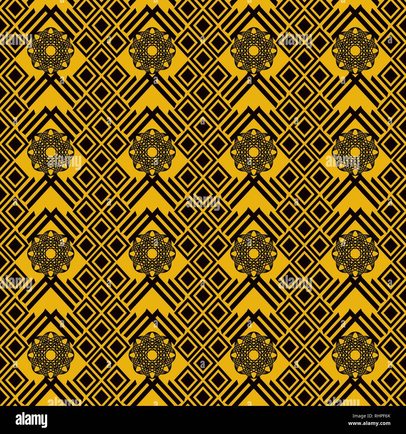 Tribal Navajo Vektor nahtlose Muster. aztec Fancy geometrisch-abstrakte Kunst drucken. Ethnische hipster Kulisse. Tapeten, Stoff, Stoff, Papier Stock Vektor