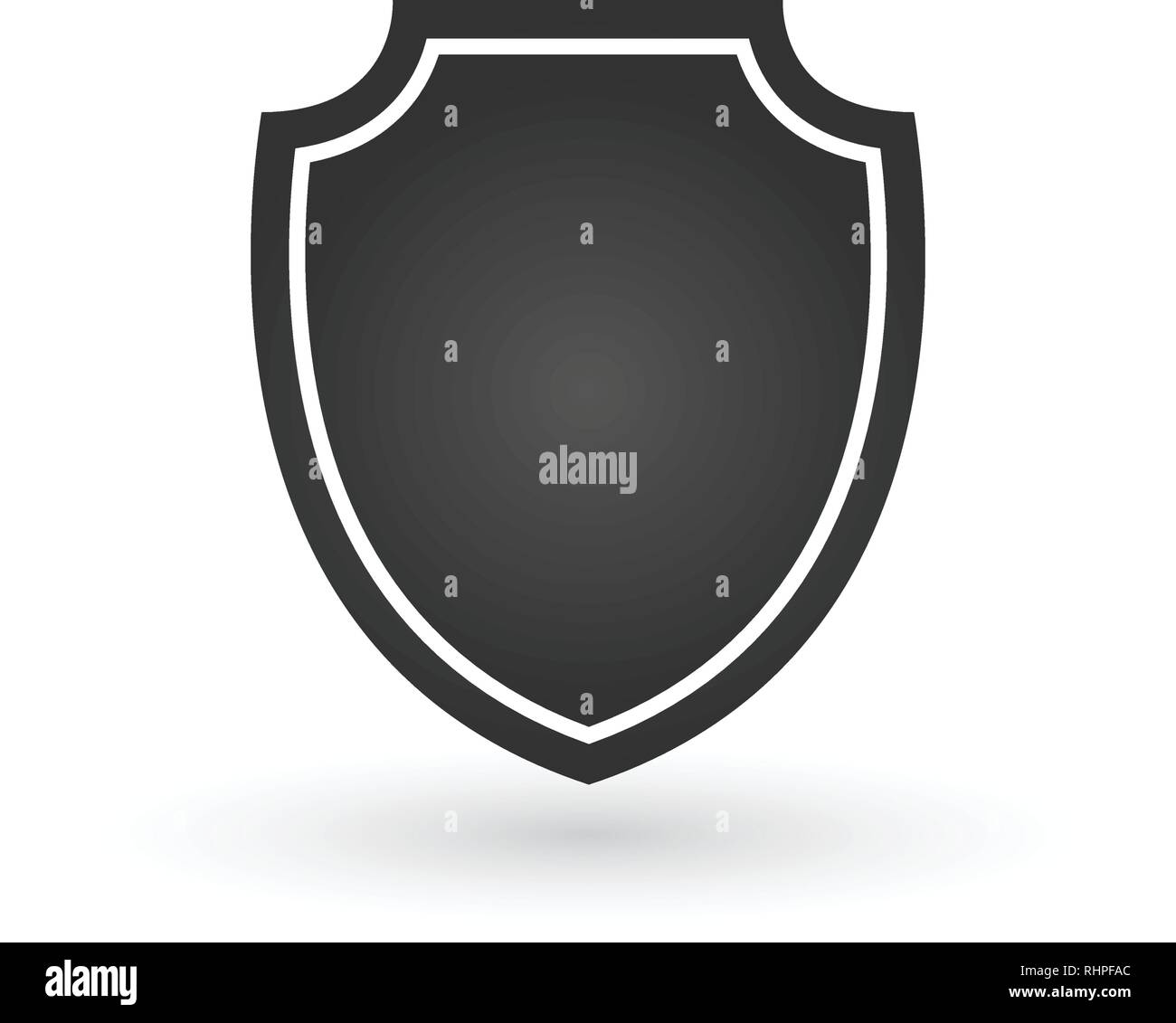 Schild in trendigen flachem Design. Schild Symbol für Web site Design, Logo, App, UI, Präsentation. Vector Illustration auf weißen isoliert Stock Vektor