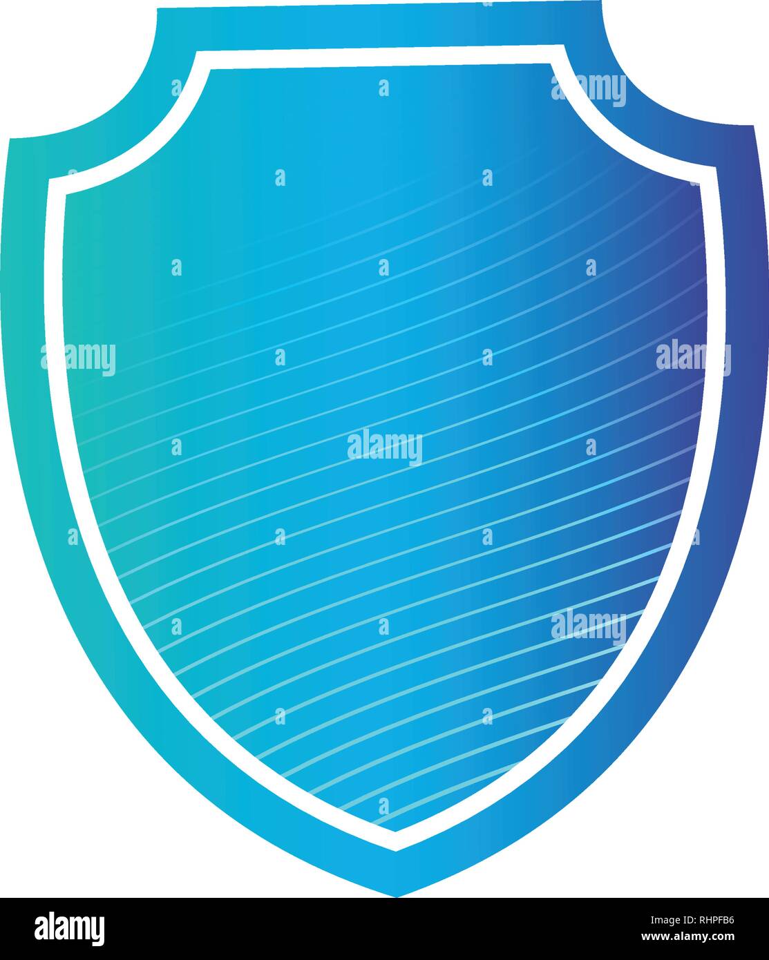 Schild in trendigen Flat Style Design mit moderner Linie Wellen. Schild Symbol für Web site Design, Logo, App, UI, Präsentation. Vector Illustration ist Stock Vektor