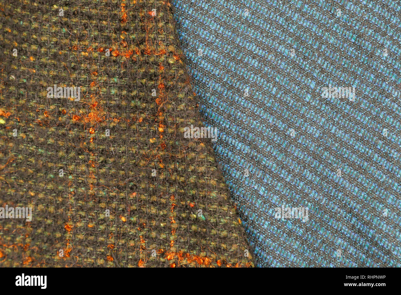 Farbe Hintergrund Tuch gestrickt Baumwolle, Wolle Textur Stockfoto