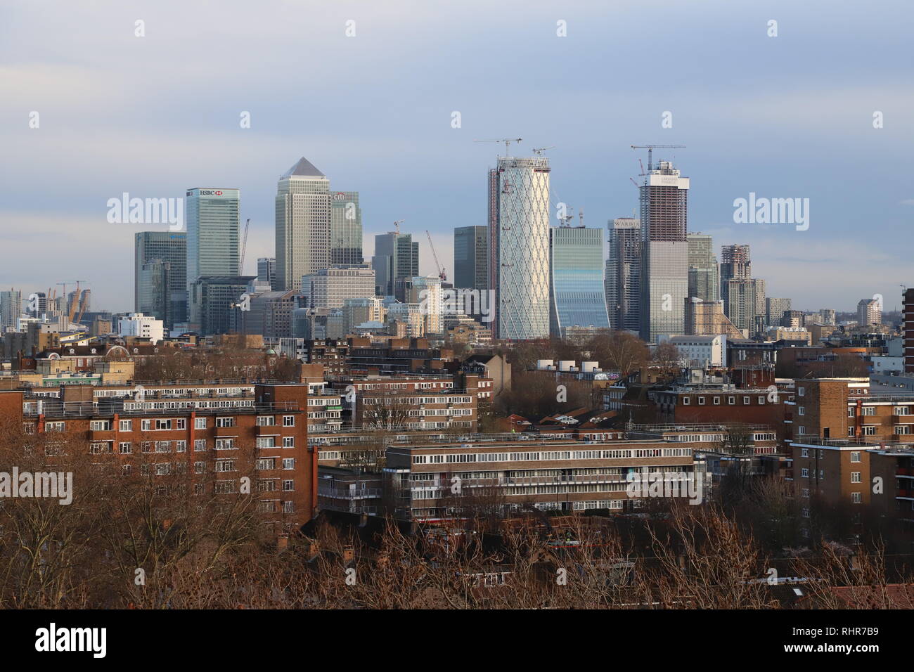 Skyline von London Stockfoto