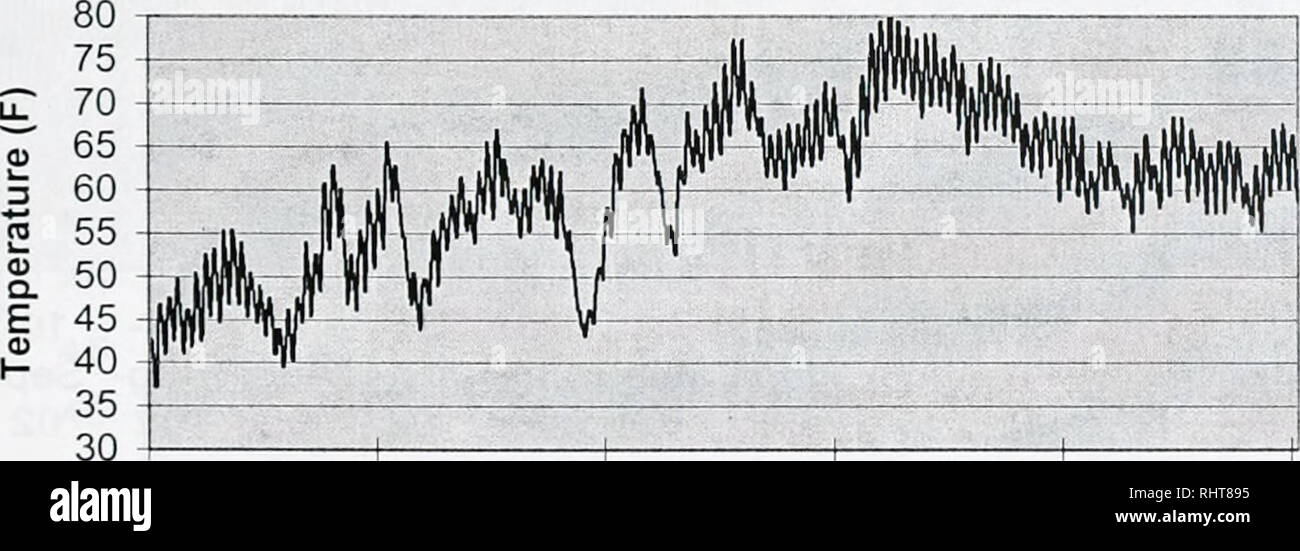 . Die grosse Blackfoot River Restoration Fortschrittsbericht für die Jahre 2002 und 2003. Die Fischpopulationen; Fische ; Fischereiverwaltung ; Forellen Fischerei; Stream Ökologie; Blackfoot River (Mont. ). 22-Apr-02 17-Mai-02 11-Jun-02 6-Jul-02 31-Jul-02 25-Aug-02 Monat Max Temp M in Temp Avg Temp stabw Temp Var Temp April 40.23 71,44 34.21 46.10 71,44 2,29 5,25 Mai Juni 54.58 37.43 3.50 12.23 36.43 44.45 3.89 15.10 Juli 58.04 43,92 52.03 3,06 9,39 August 55.97 41.72 49.00 2.39 5.71 Nevada Creek (a) Mund 2002. 4/23/2002 5/18/2002 6/12/2002 7/7/2002 8/1/2002 8/26/2002 Monat Max Temp M in Temp Avg Temp stabw Temp Var Tem Stockfoto