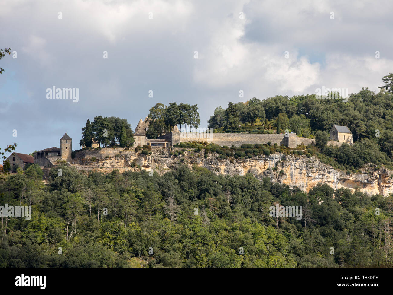 Die Gärten des Jardins de Marqueyssac in der Region Dordogne Frankreich Stockfoto