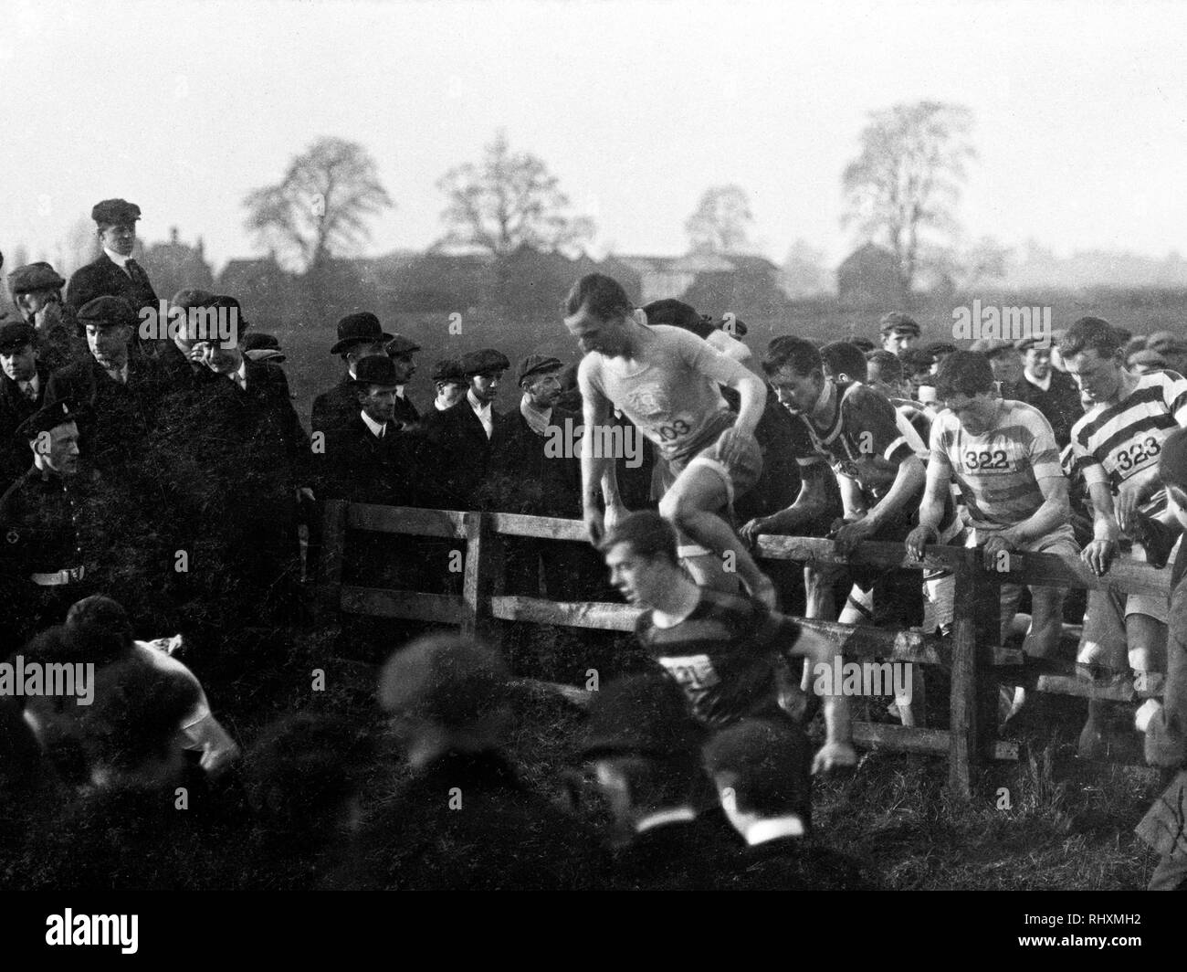 Cross Country Meisterschaften, Doncaster 1909 Stockfoto