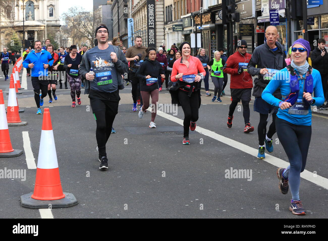Das Team hinter den Kulissen ist eine Firma, die menschliche Rasse (www.humanrace.co.uk) die Teilnahme Veranstaltungen seit fast 30 Jahren, begann mit dem Royal Windsor Triathlon und eine äußerst harte Duathlon der BallBuster um Box Hill im Jahr 1991 genannt. Stockfoto
