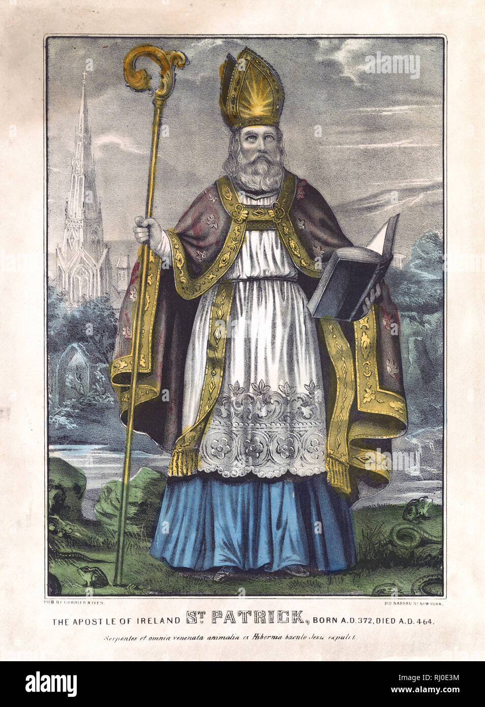 Der Apostel Von Irland St Patrick 372 N Chr Geboren Gestorben