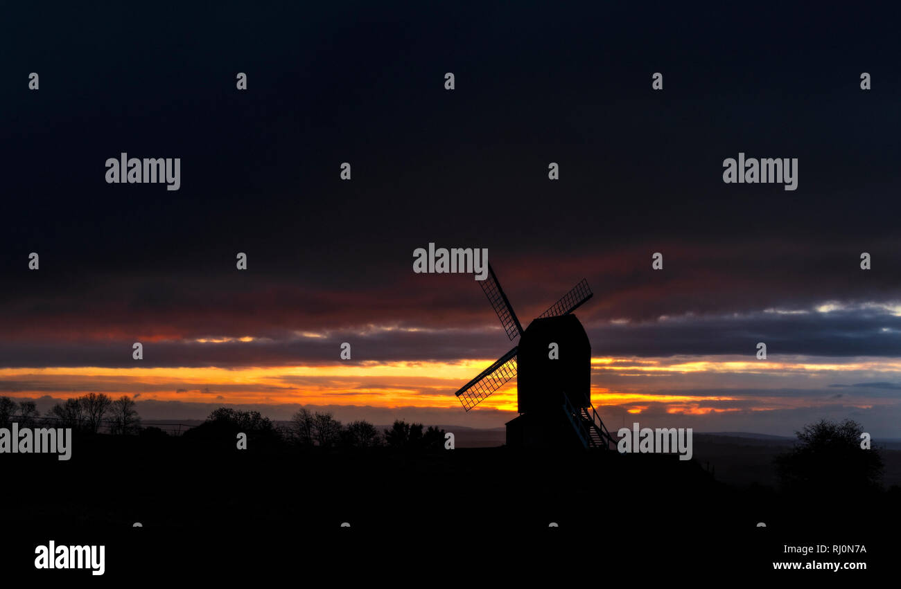 Brill Windmühle Buckinghamshire UK Stockfoto