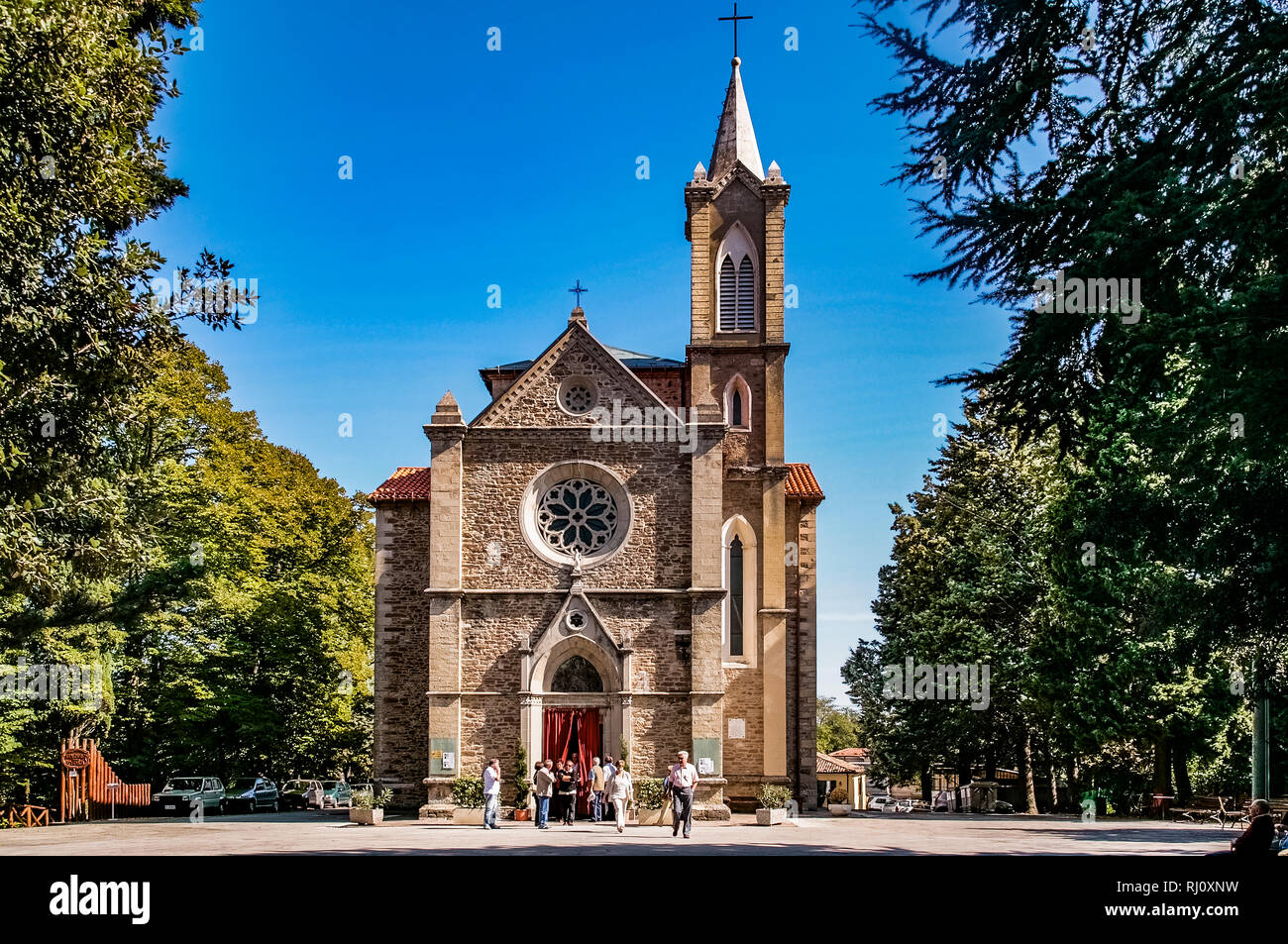 Italien Emilia Romagna Dovadola Einsiedelei von Monte Paolo - erste Einsiedelei, wo er Sant'Antonio in Italien Stockfoto