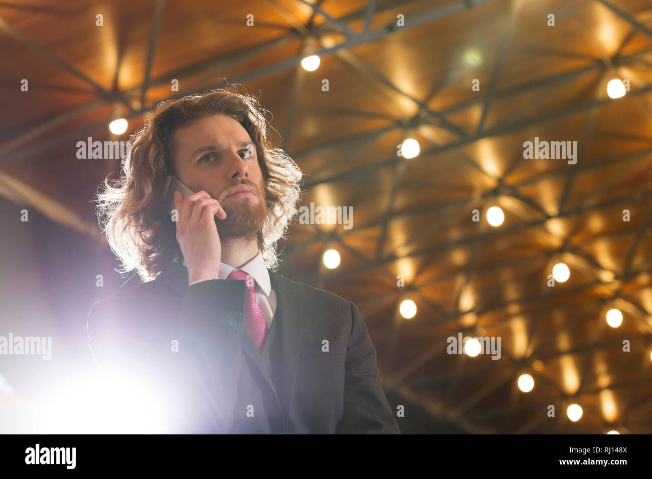 Geschäftsleute in einer Besprechung. Warschau, Polen. Stockfoto