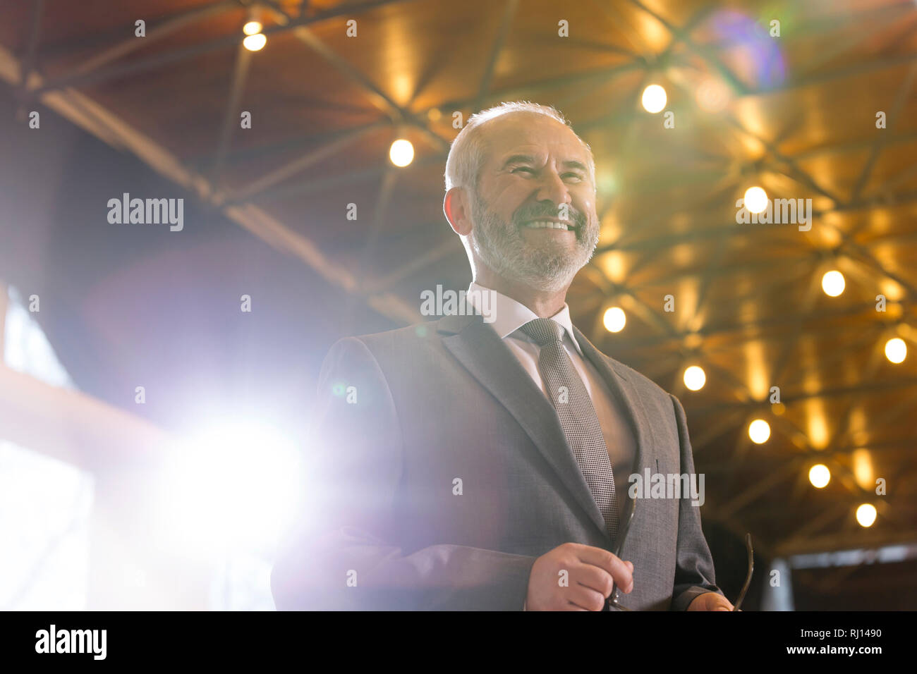 Geschäftsleute in einer Besprechung. Warschau, Polen. Stockfoto