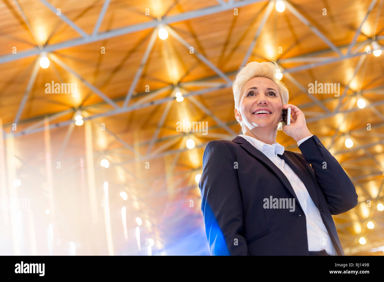 Geschäftsleute in einer Besprechung. Warschau, Polen. Stockfoto