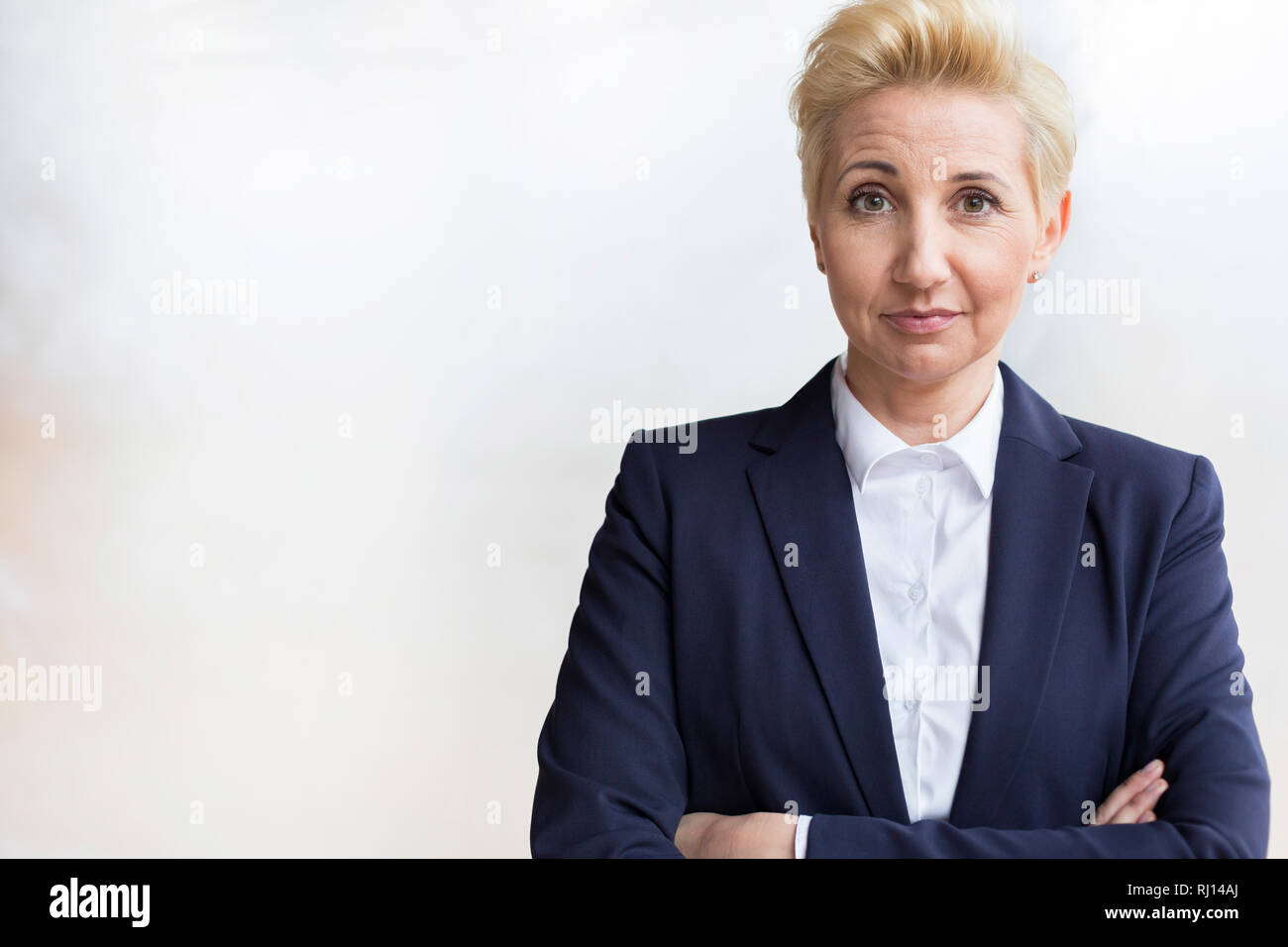 Geschäftsleute in einer Besprechung. Warschau, Polen. Stockfoto