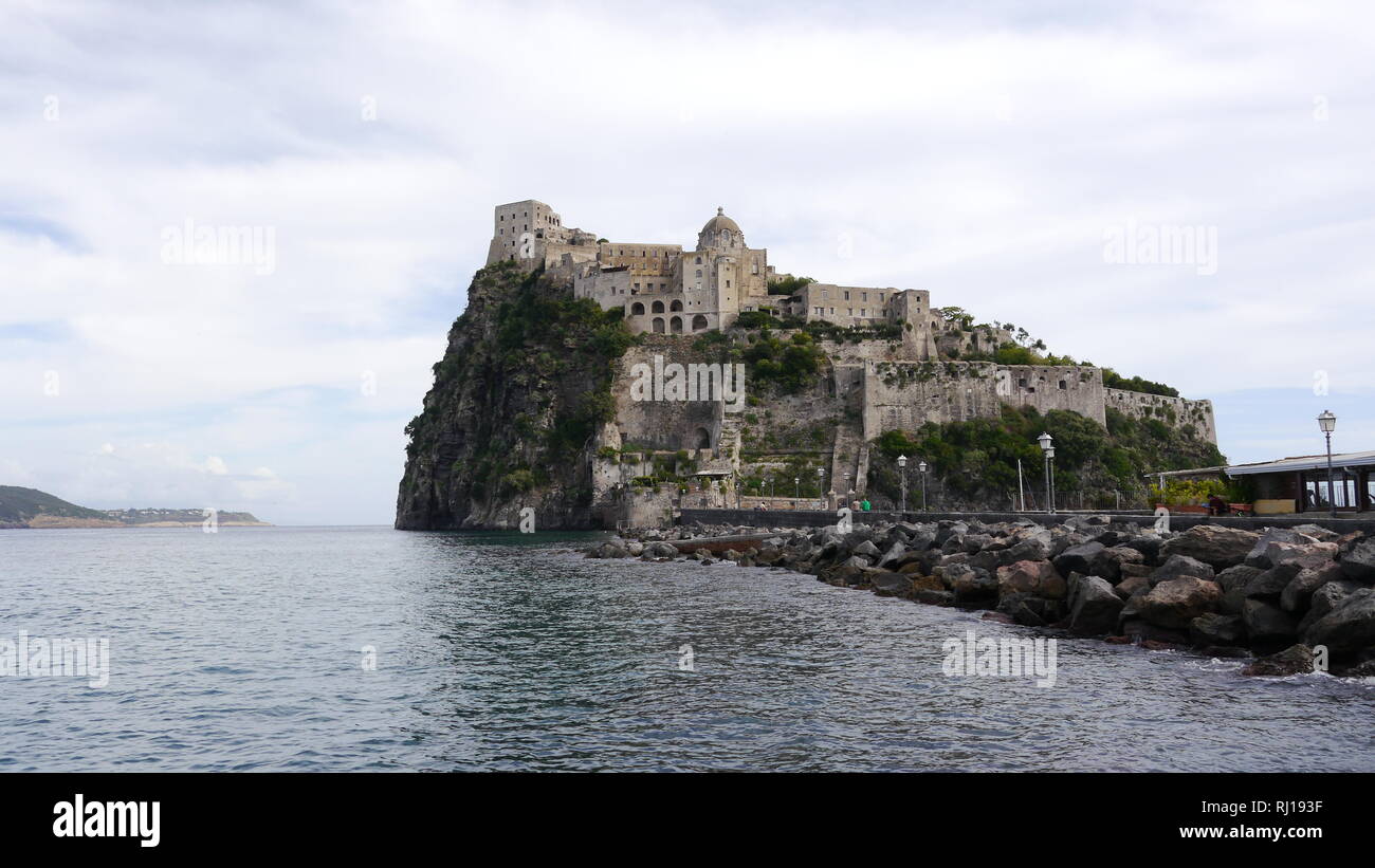Castello Aragonese, Ischia, Italien Stockfoto