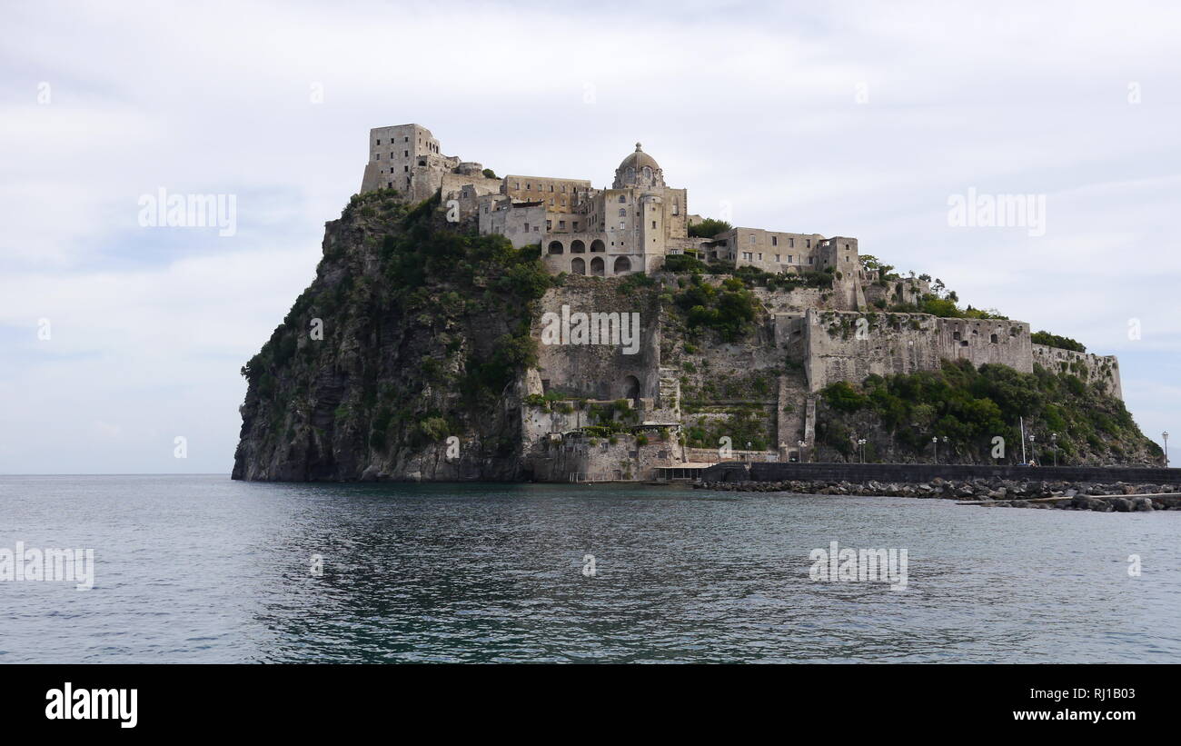 Castello Aragonese, Ischia, Italien Stockfoto