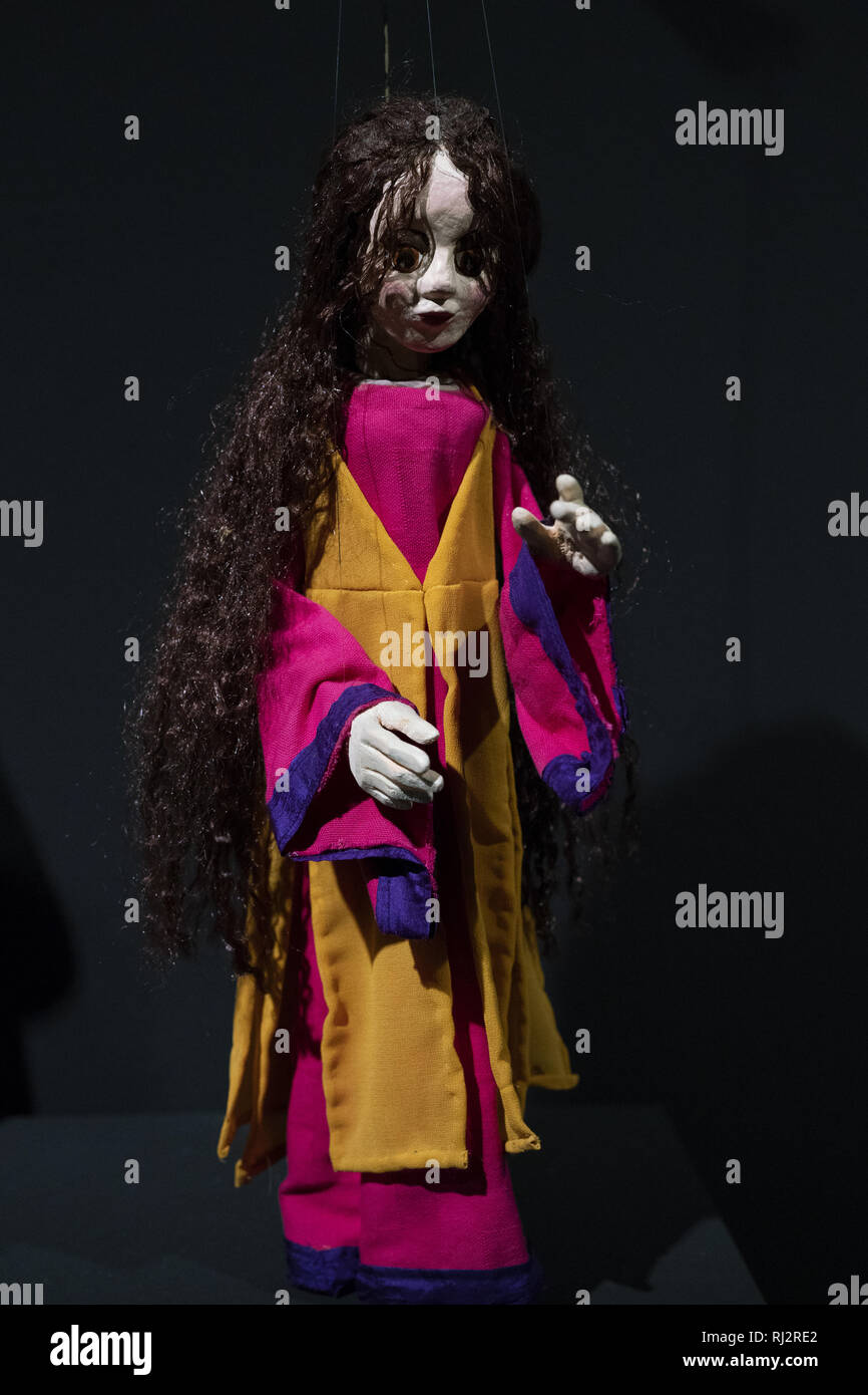 Ausstellung Marionetten (Marionette Exposition), zeigt den Prozess der Erneuerung der Marionetten von Madrid aus den 1960er Jahren bis heute Mit: Atmosphäre, Wo: Madrid, Spanien Wann: 04 Jan 2019 Credit: Oscar Gonzalez/WENN.com Stockfoto