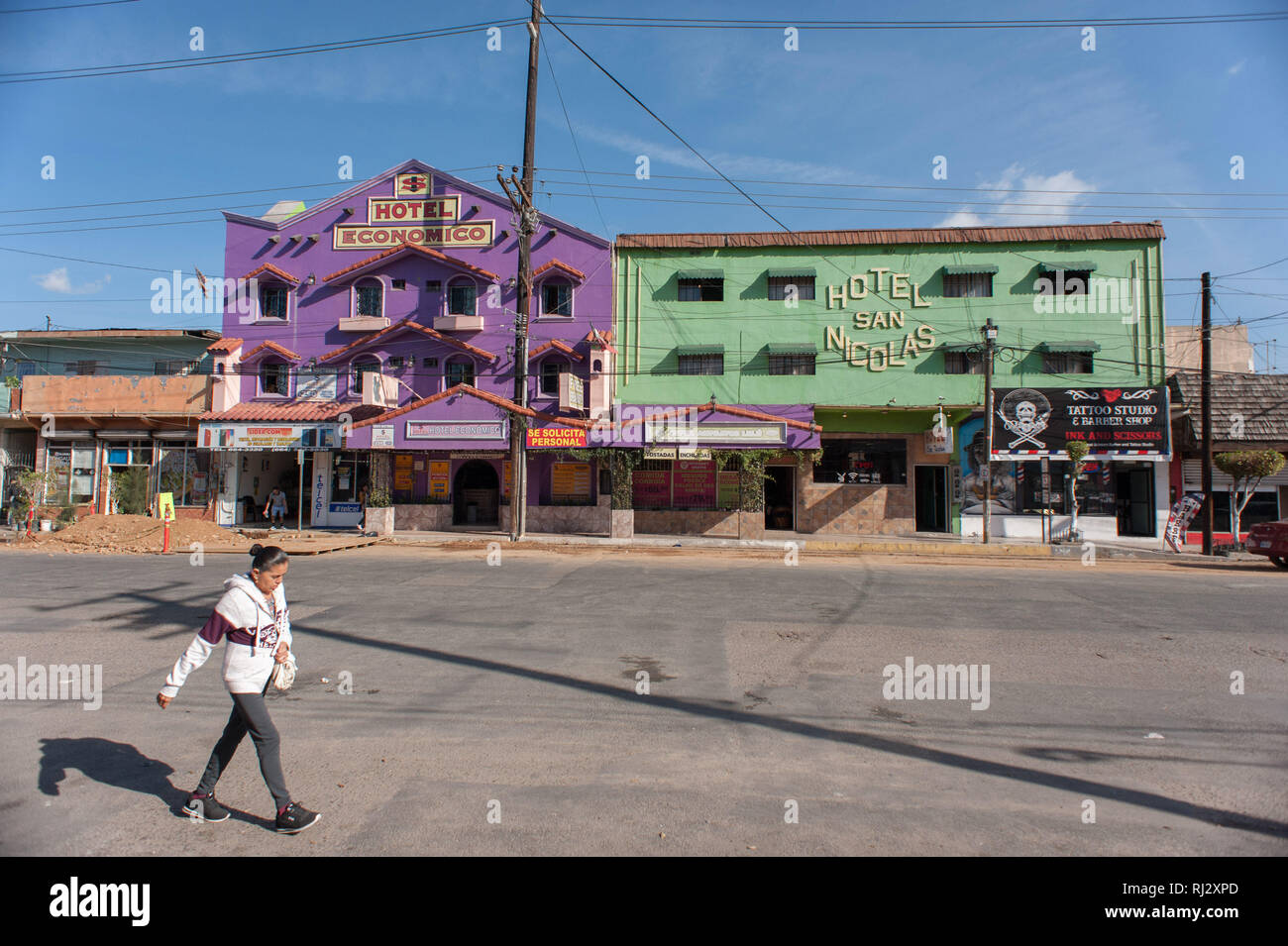 Tijuana, Mexiko: Hotel. Stockfoto