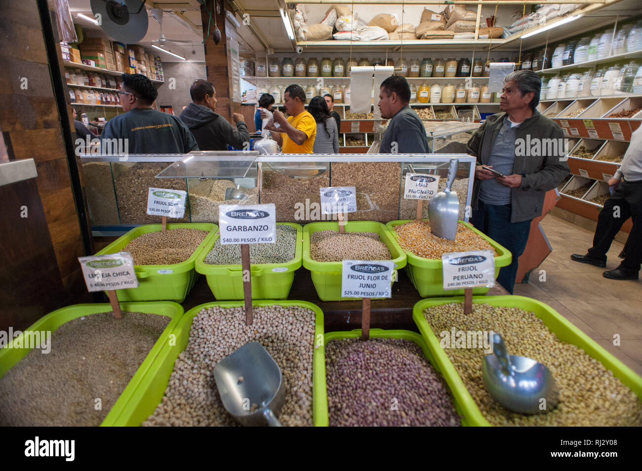 Tijuana, Mexiko: Mercado Hidalgo. Stockfoto