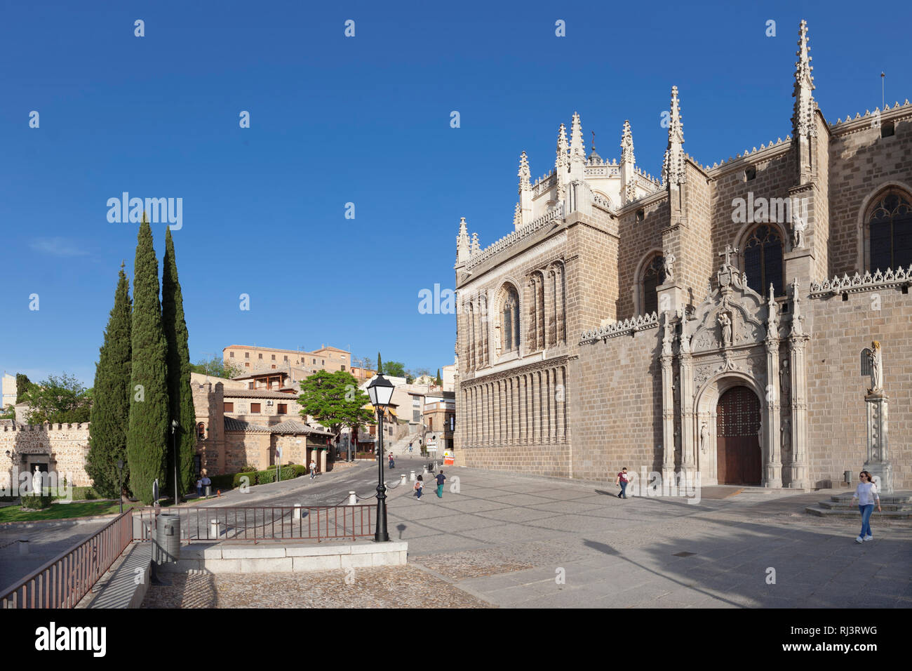 Franziskanerkloster San Juan de los Reyes, Toledo, Kastilien-La Mancha, Spanien Stockfoto