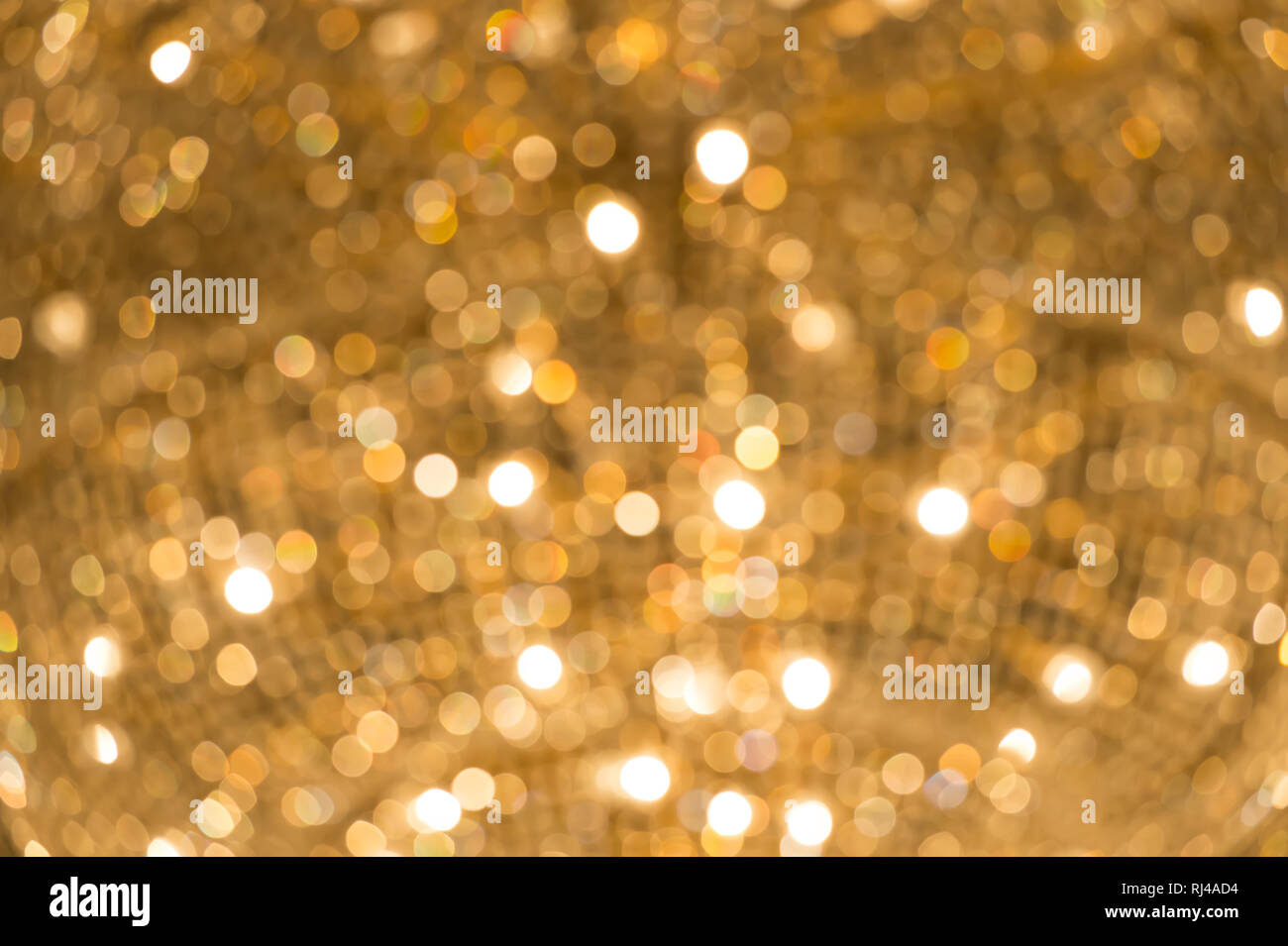 Sekt abstrakte bokeh Hintergrund goldene Farbe mit glitter Kreise mit keine  Personen Stockfotografie - Alamy
