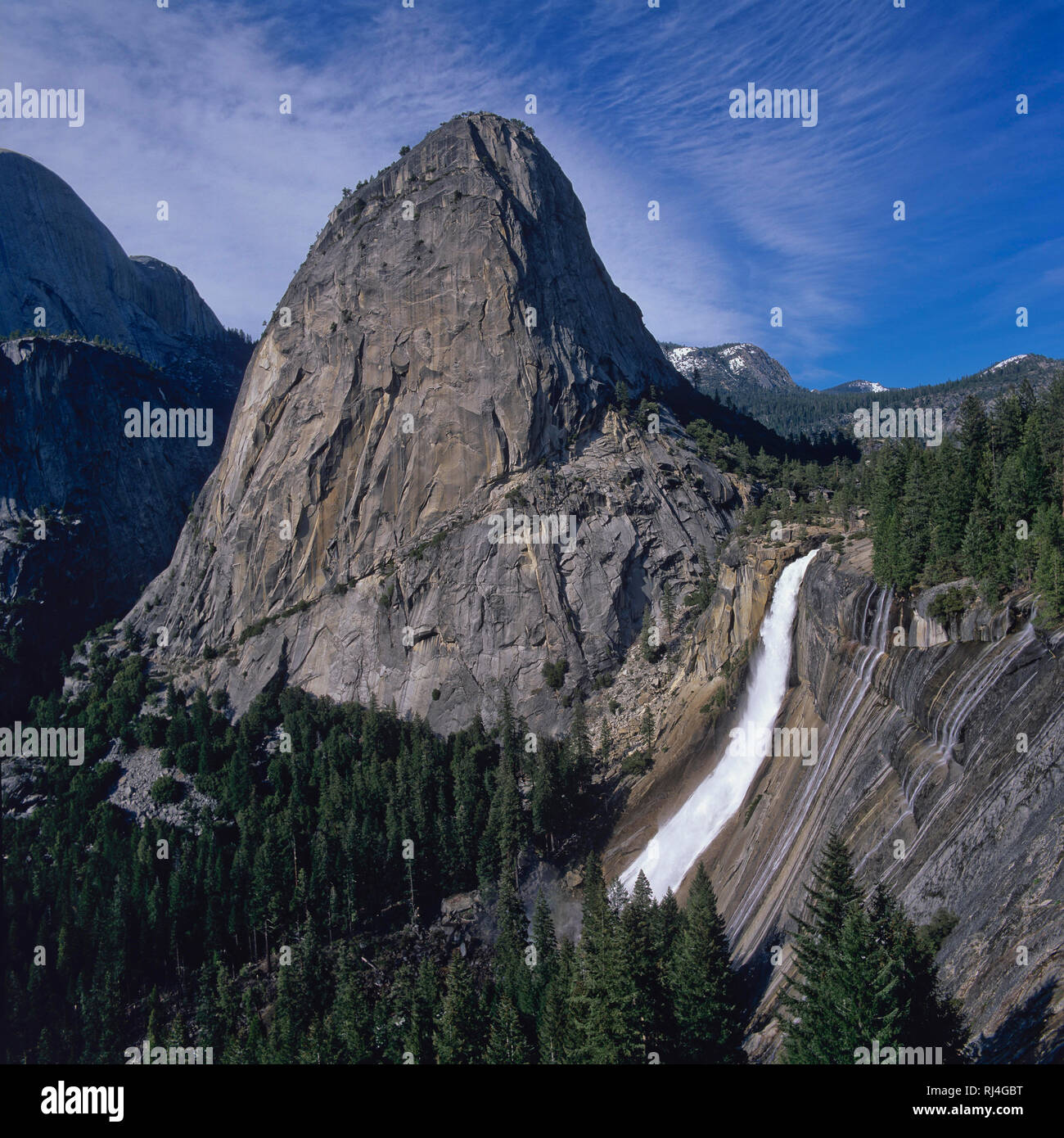 Nevada Fall, Yosemite Nationalpark Stockfoto