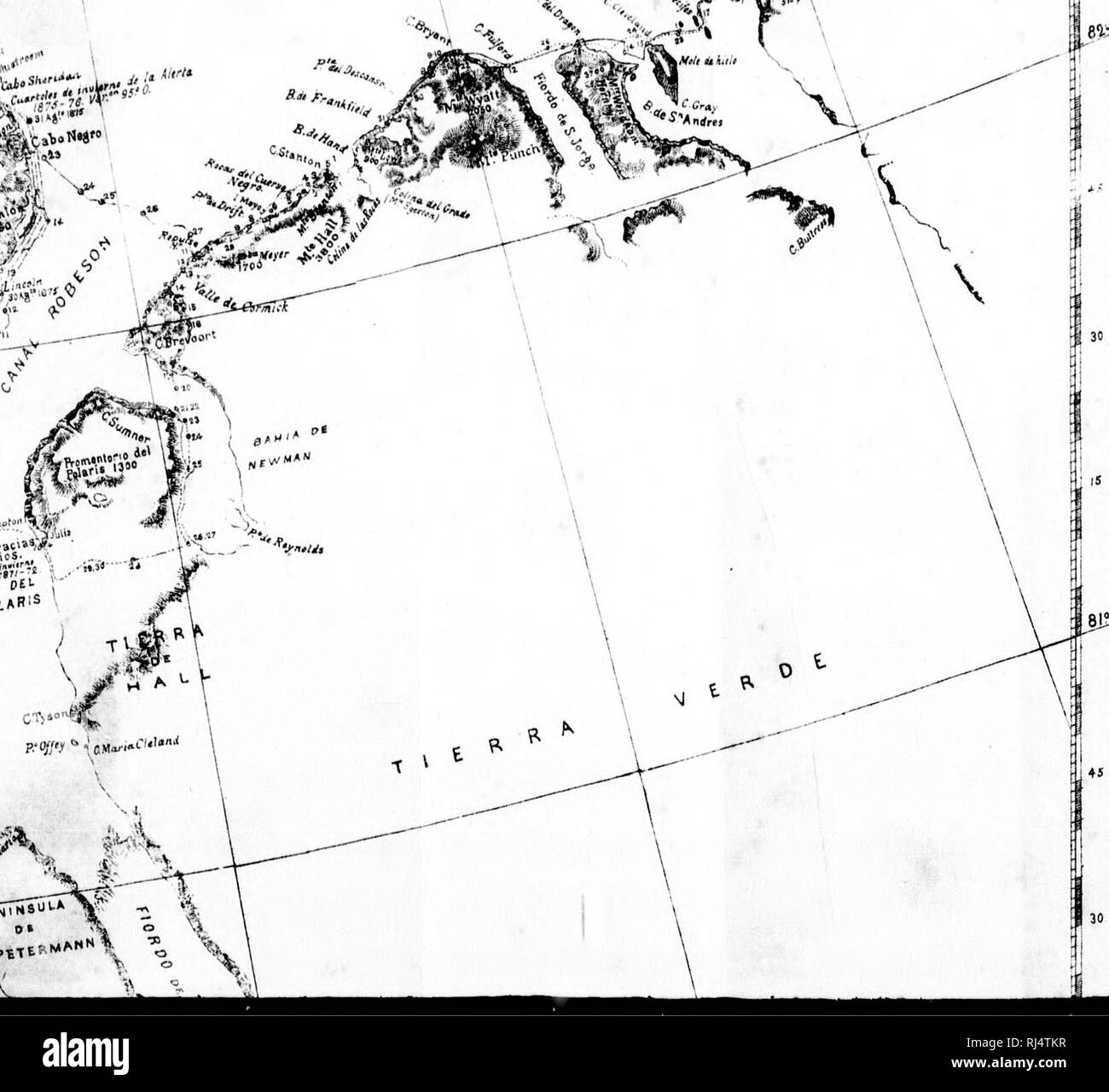 . Viajes al Polo Norte por el CapitÃ¡n Nares con Los buques de la Marina britanica el Real "Alert" y el "Entdeckung" (1875-1876) y por le Arzt Nordenskiold auf El "Vega" (1879-1880) [microform]. Alert (Schiff); Entdeckung (Schiff); Alerte (Navire); Entdeckung (Navire); Naturgeschichte; Baron. Di H A I - L ------. ; O"&gt; o. Bitte beachten Sie, dass diese Bilder sind von der gescannten Seite Bilder, die digital für die Lesbarkeit verbessert haben mögen - Färbung und Aussehen dieser Abbildungen können nicht perfekt dem Original ähneln. extrahiert. Nares, Geo Stockfoto