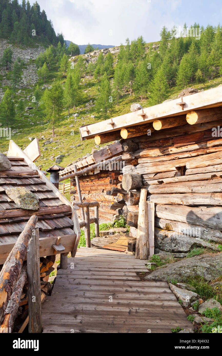 Fiechtalm im Ultental Stockfoto